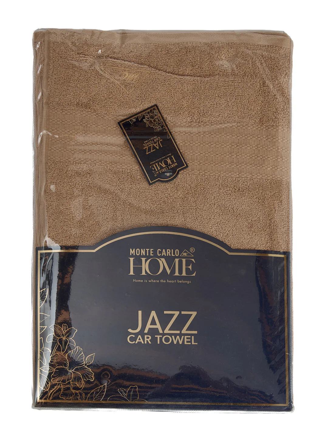 Beige Pure Cotton Solid 380 GSM Car Towel 1 Piece (Jazz Collection) - Image 8