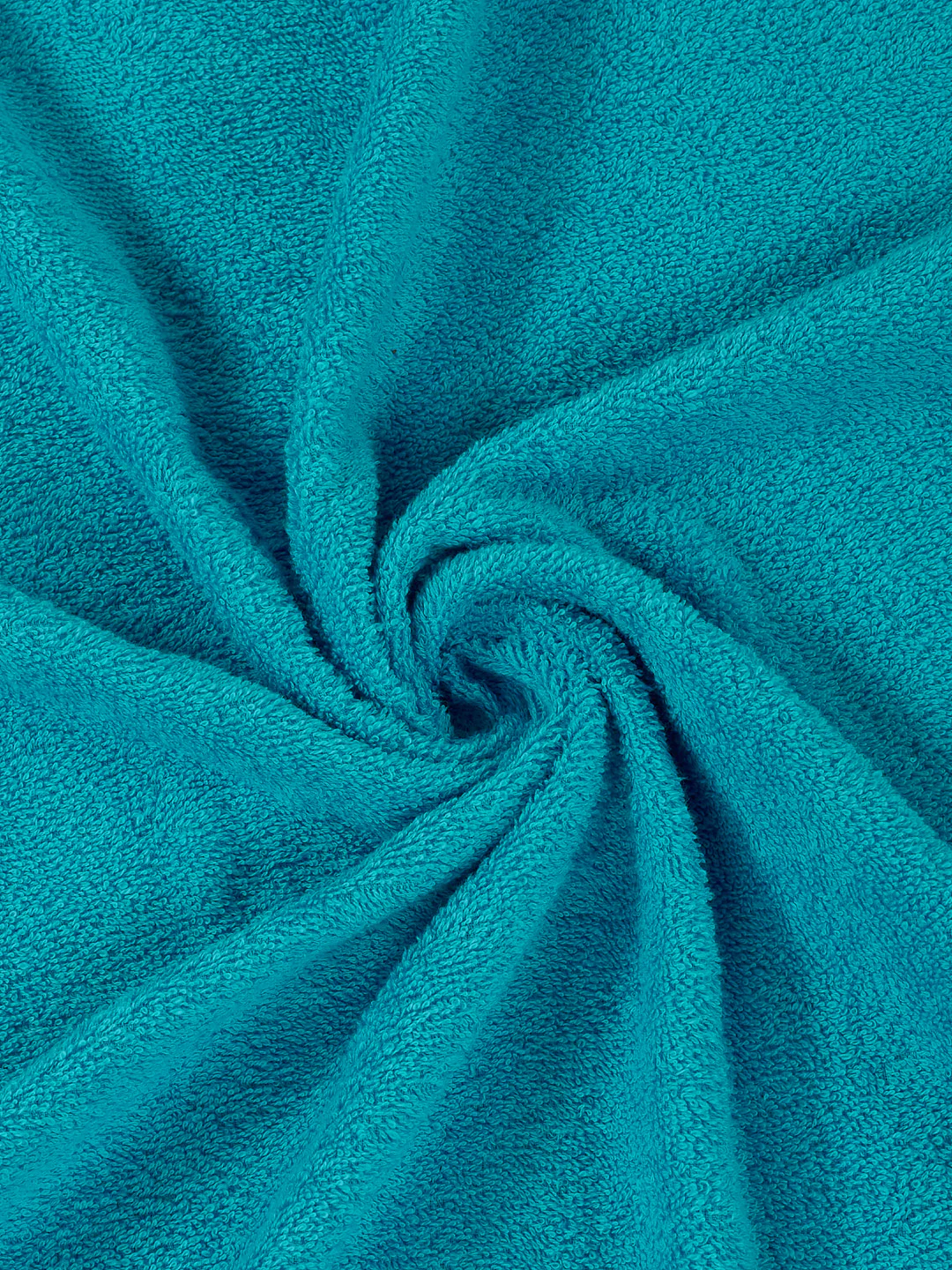 Blue 100% Cotton Solid 380 GSM Bath Towel Jazz 4 Pc Set Gifting Box Pack - Image 9