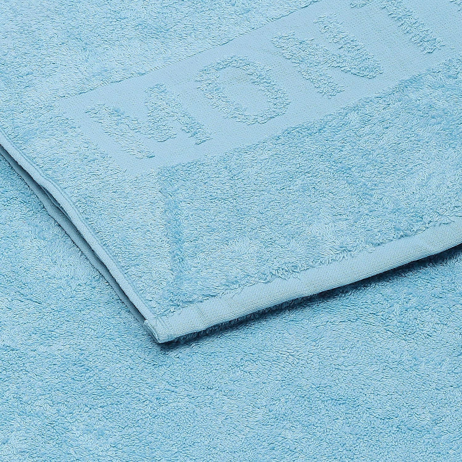 Blue Cotton 525 GSM Bath Towel - Image 3