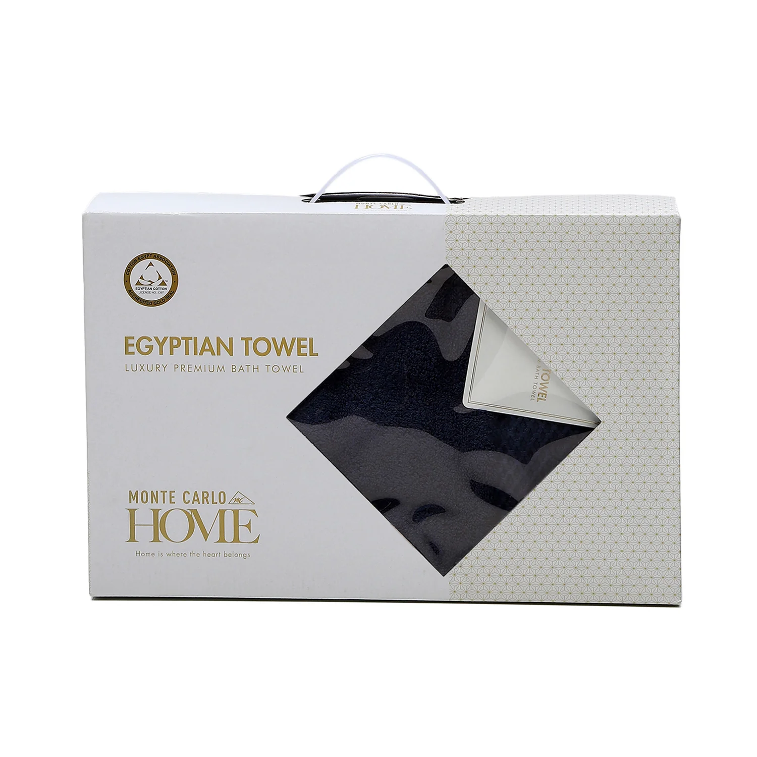 Blue Cotton 650 GSM Bath Towel - Image 5