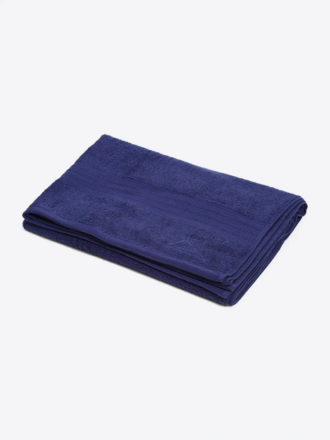 Blue Cotton Solid 400 GSM Bath Towel (Jazz) - Image 2