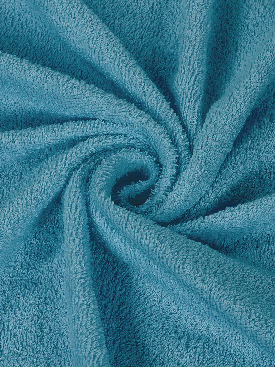 Blue Pure Cotton Solid 340 GSM Car Towel 1 Piece (Soho Collection) - Image 6