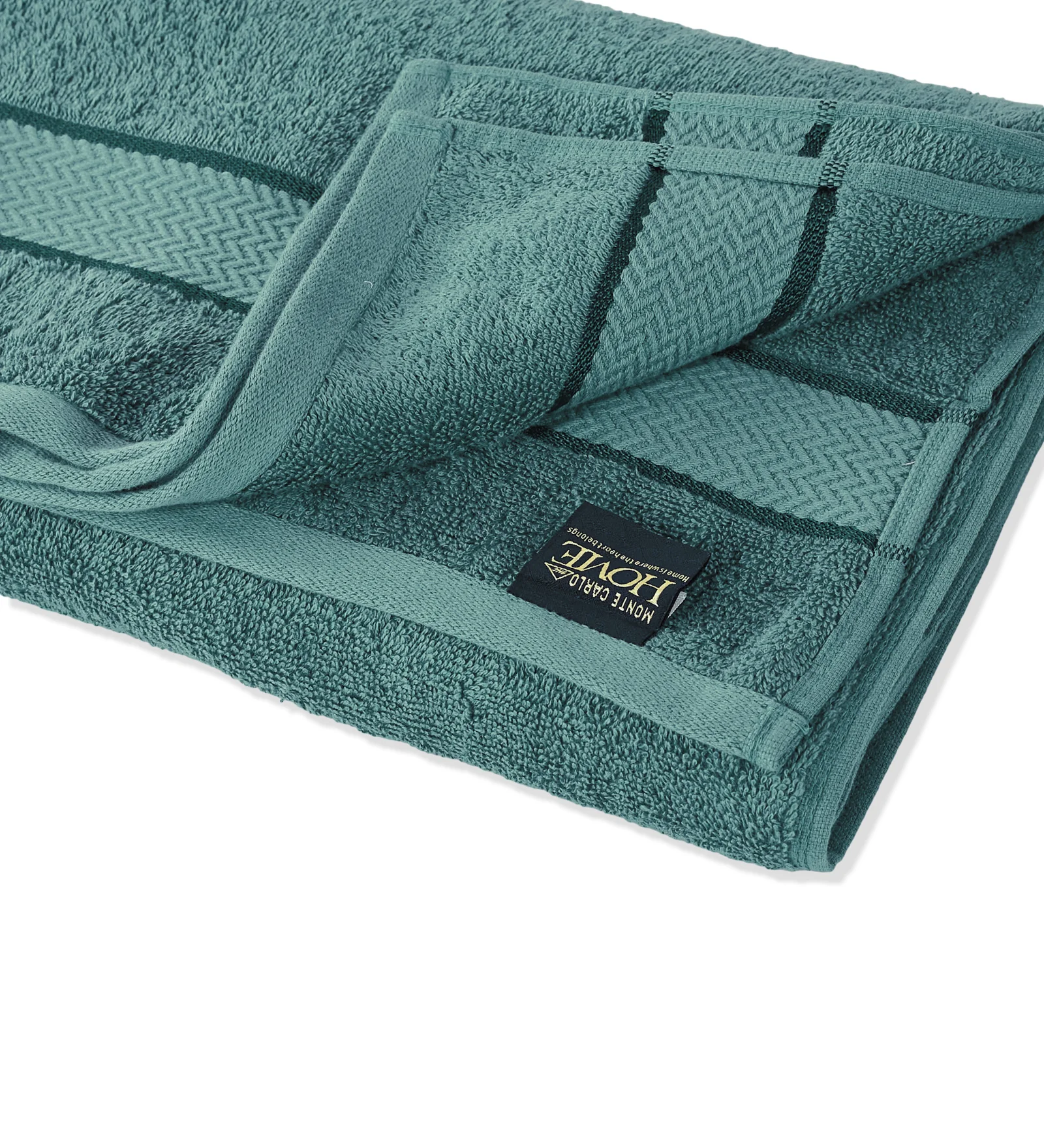 Blue Pure Cotton Solid 450 GSM Bath Towel 1 Piece (Oasis Collection) - Image 5