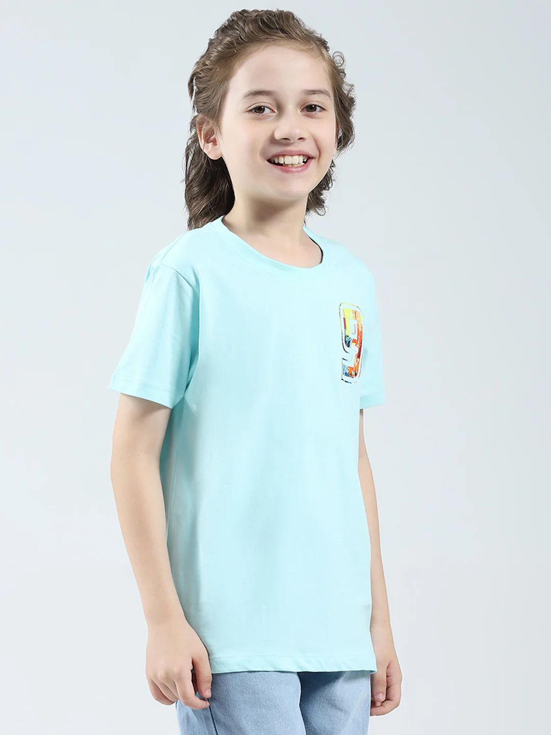 Boys Blue, Peach & Green Printed Round Neck Half Sleeve T-Shirt (Pack of 3) - Image 5