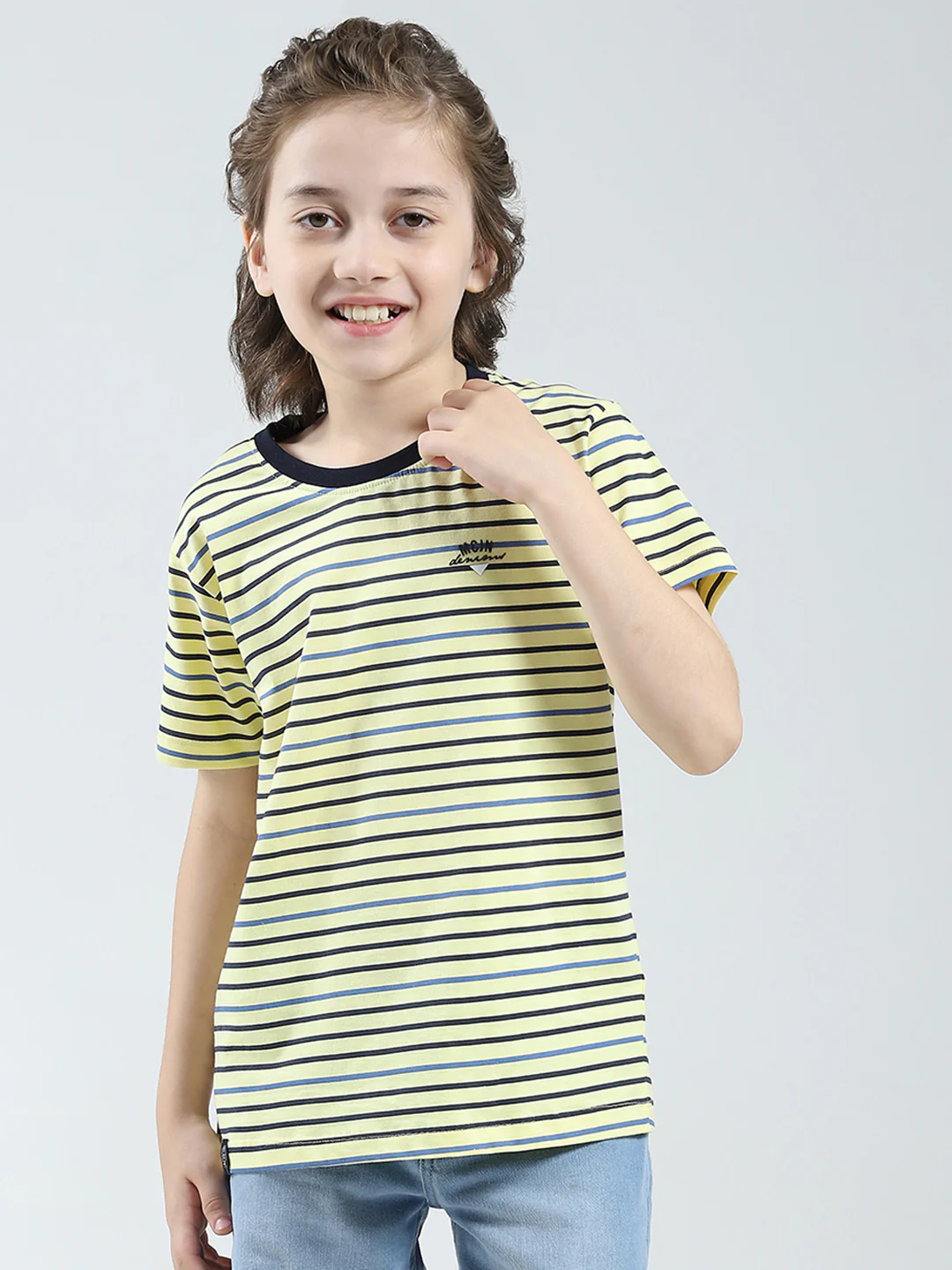 Boys Blue, Peach & Green Printed Round Neck Half Sleeve T-Shirt (Pack of 3) - Image 7