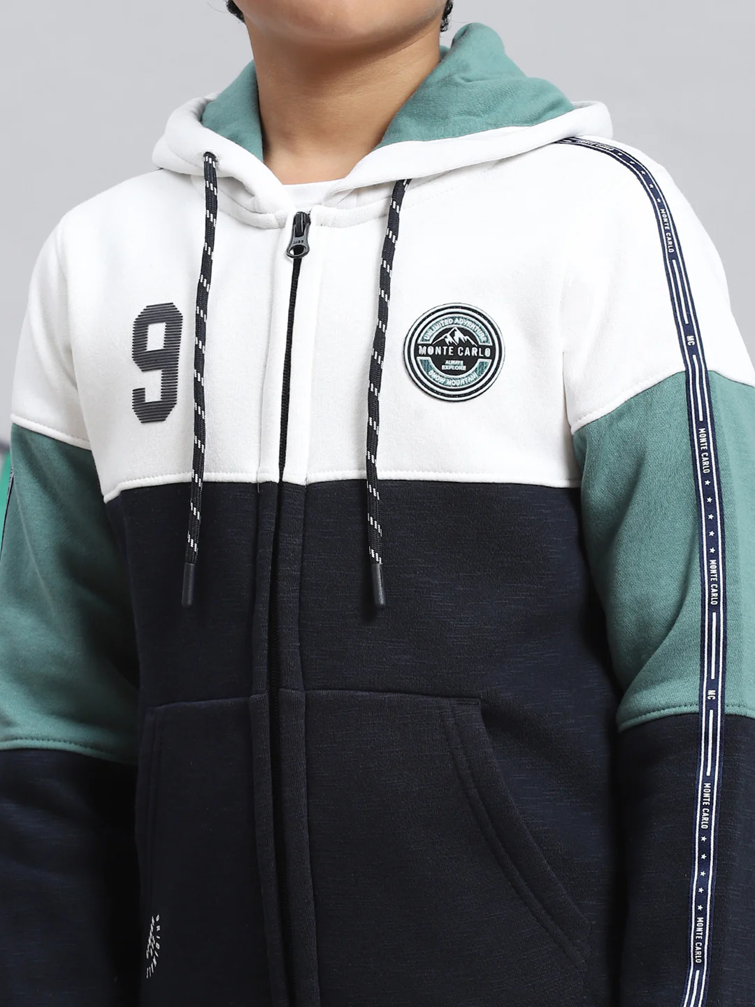 Boys Blue Printed Sweatshirt - Image 6
