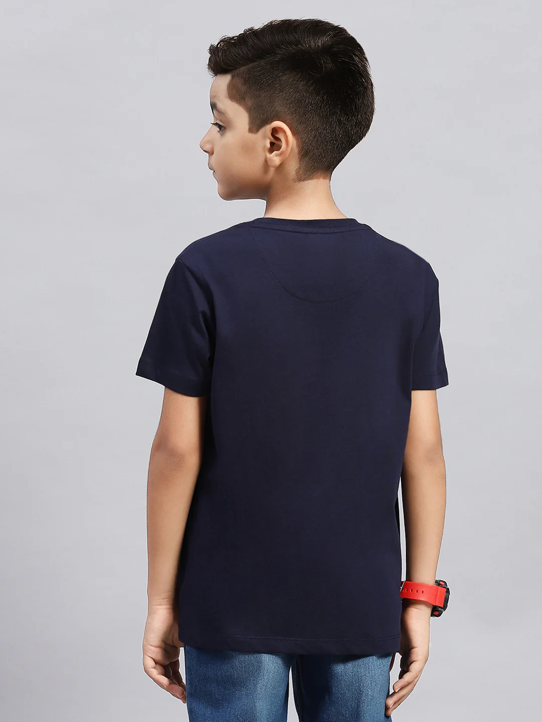 Boys Multi Color Printed Round Neck Half Sleeve T-Shirt (Pack of 3) - Image 10