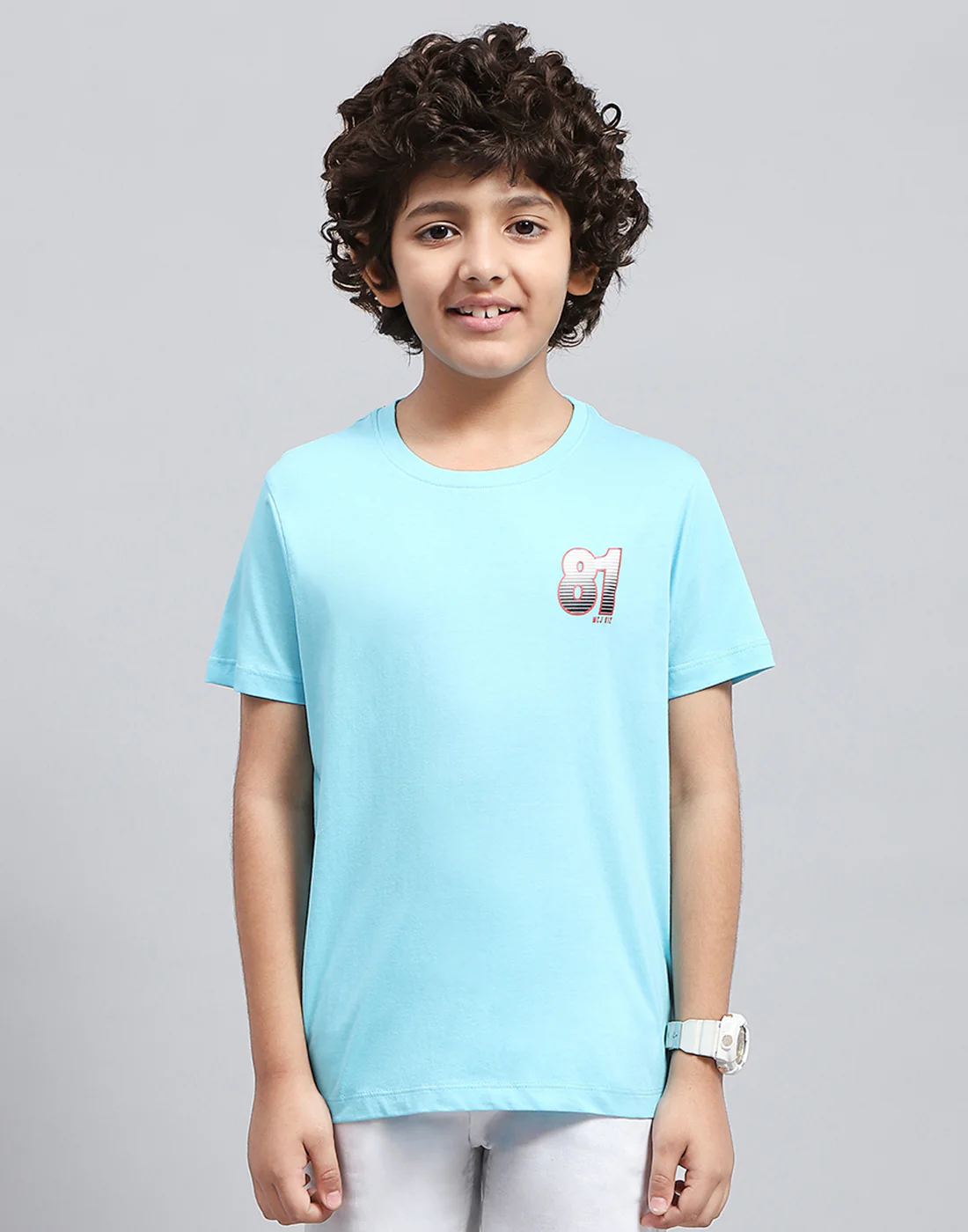 Boys Multicolor Stripe Round Neck Half Sleeve T-Shirt (Pack of 3) - Image 10