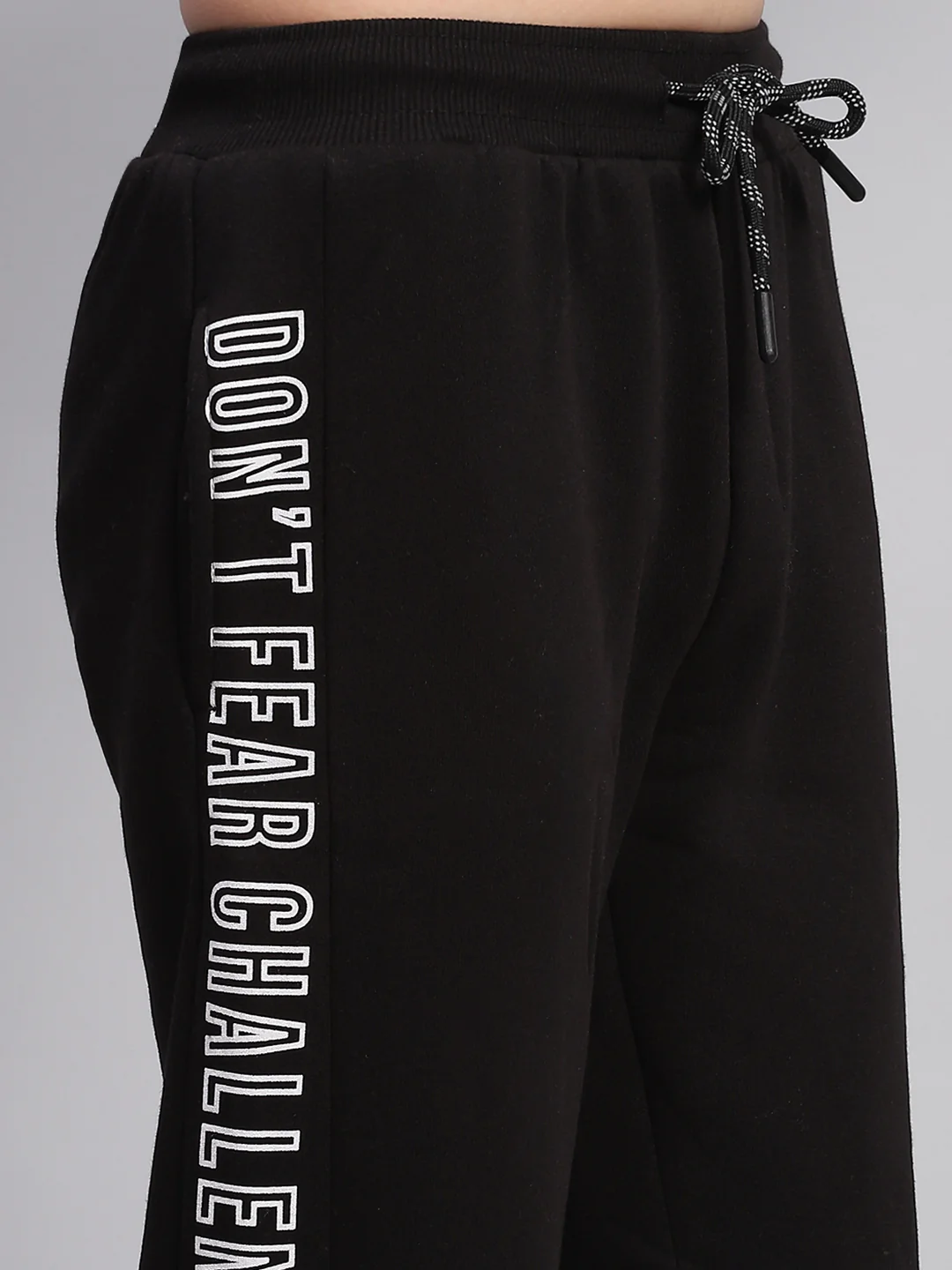 Boys Mustard & Black Printed Hooded Full Sleeve Tracksuit - Image 8