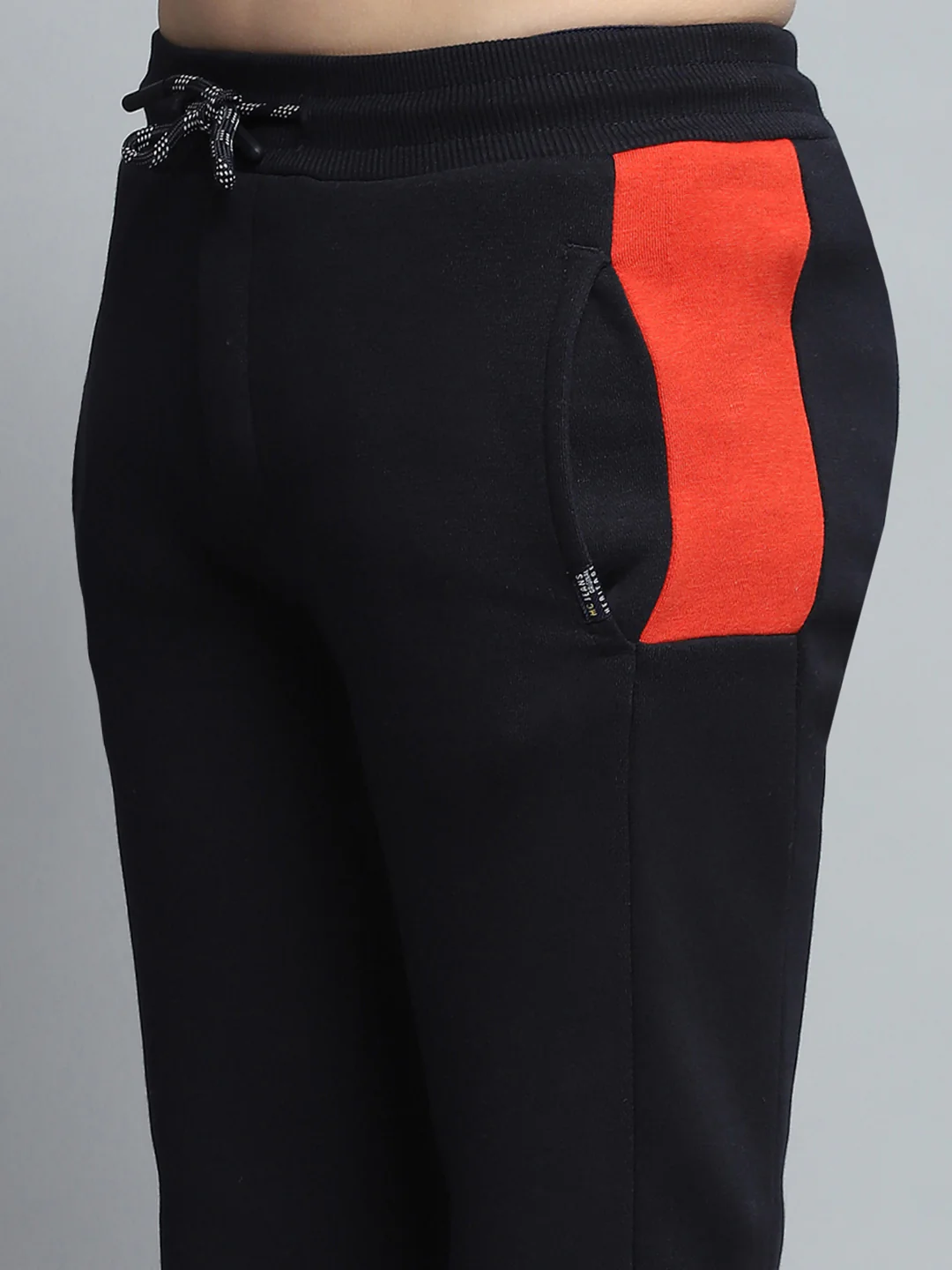 Boys Navy Blue Printed Hooded Full Sleeve Tracksuit - Image 9