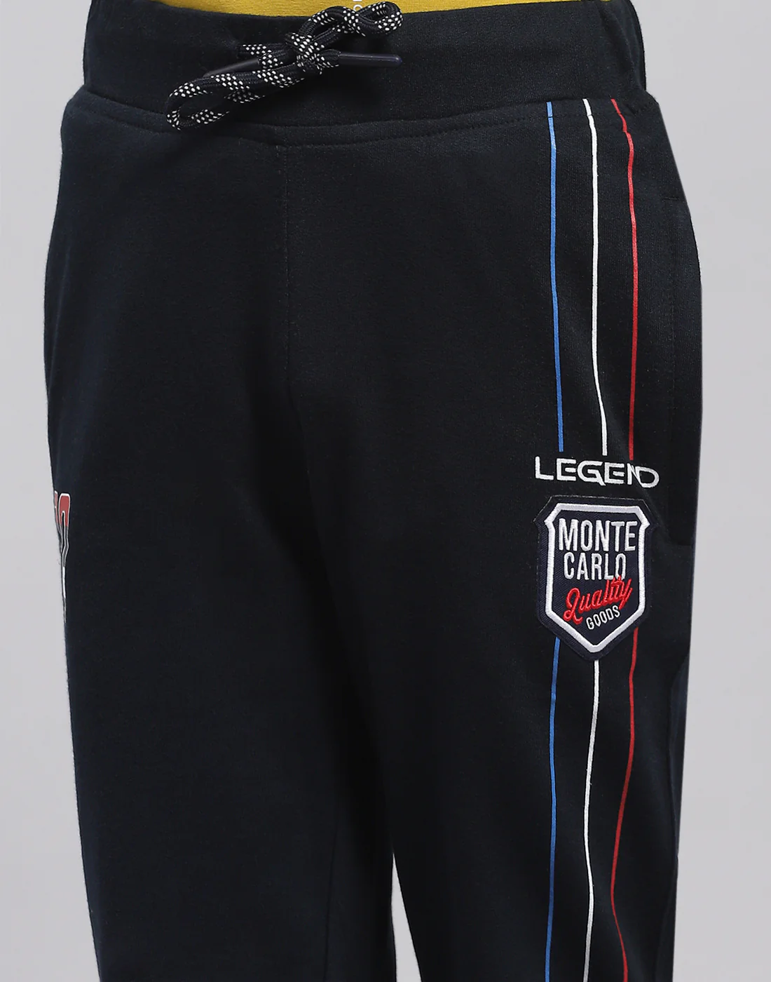 Boys Navy Blue Printed Regular Fit Lower - Image 6