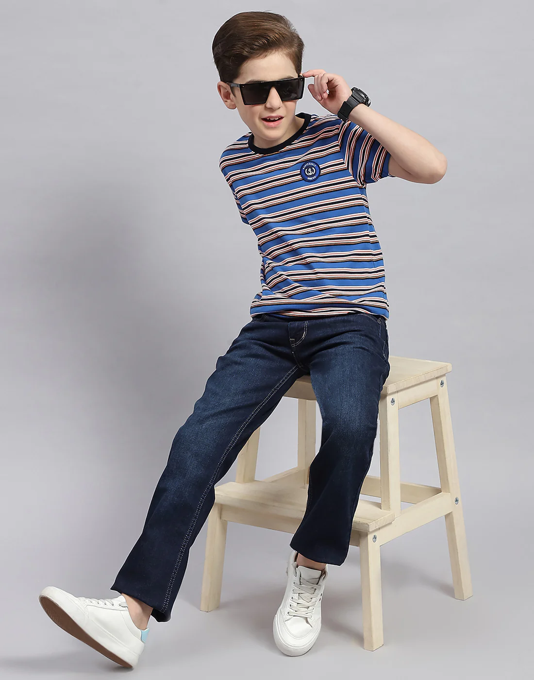 Boys Printed Round Neck Half Sleeve T-Shirt (Pack of 3) - Image 2
