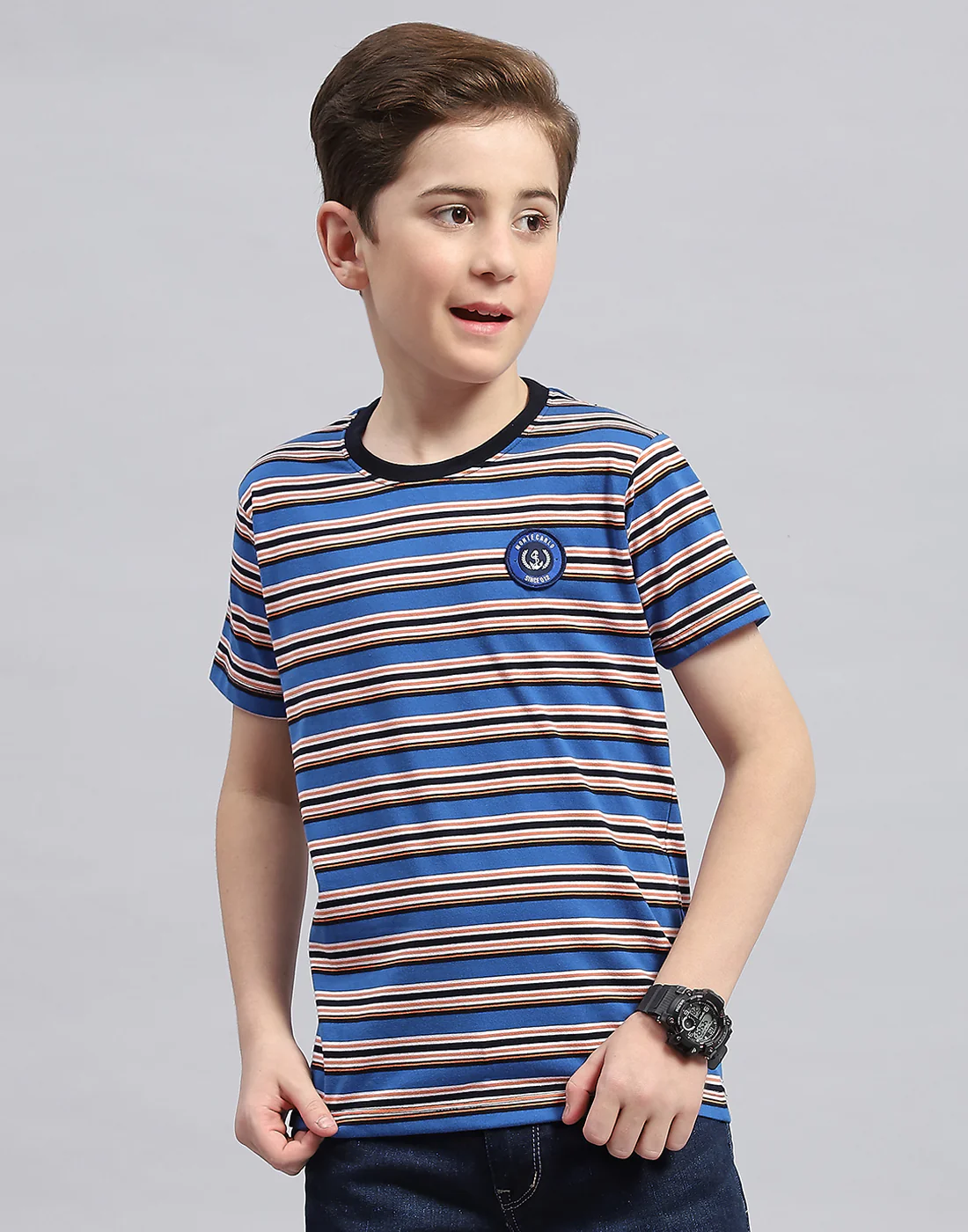 Boys Printed Round Neck Half Sleeve T-Shirt (Pack of 3) - Image 3