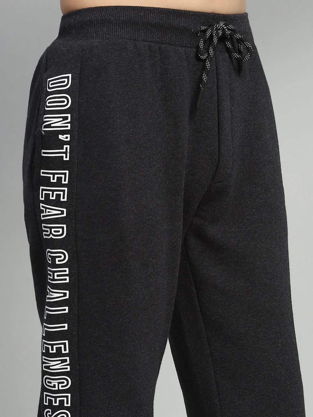 Boys Red & Grey Printed Hooded Full Sleeve Tracksuit - Image 8
