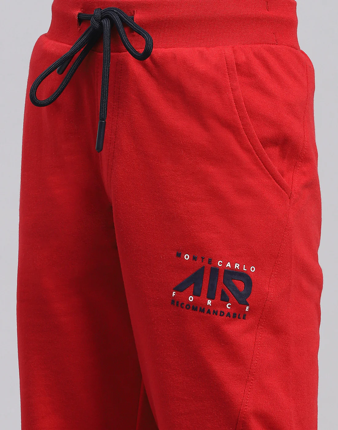 Boys Red Printed Regular Fit Capri - Image 6