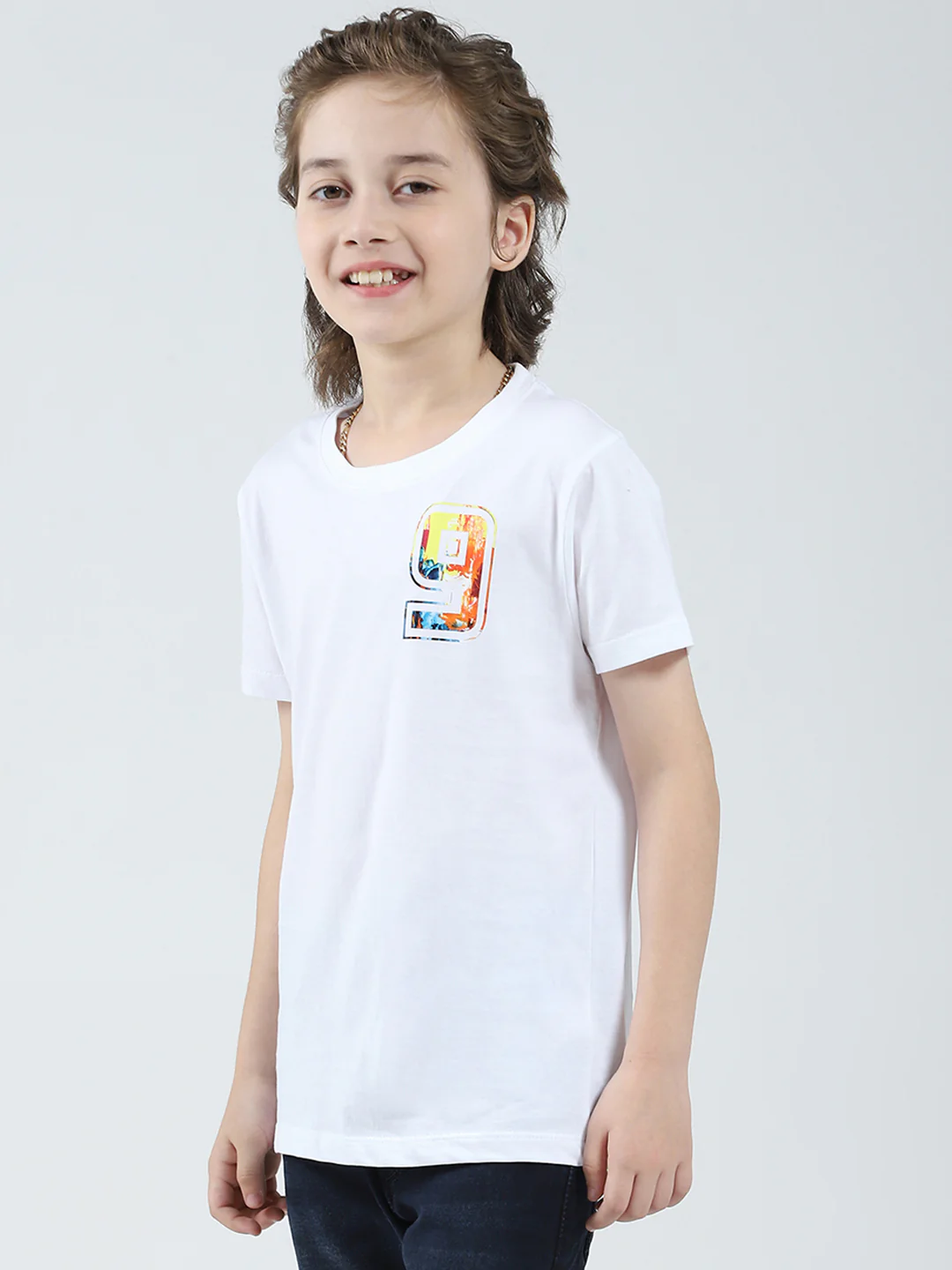 Boys Red, White & Blue Printed Round Neck Half Sleeve T-Shirt (Pack of 3) - Image 11