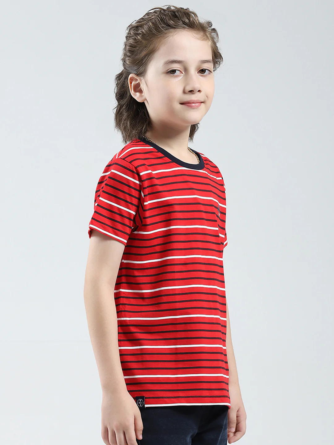 Boys Red, White & Blue Printed Round Neck Half Sleeve T-Shirt (Pack of 3) - Image 5