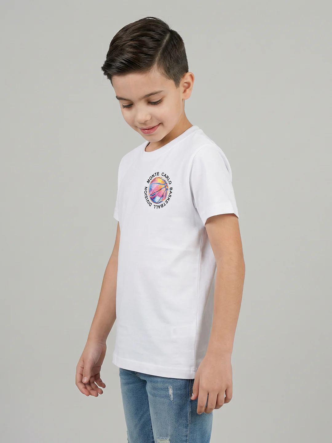 Boys Red, White & Navy Blue Printed Round Neck Half Sleeve T-Shirt (Pack of 3) - Image 9