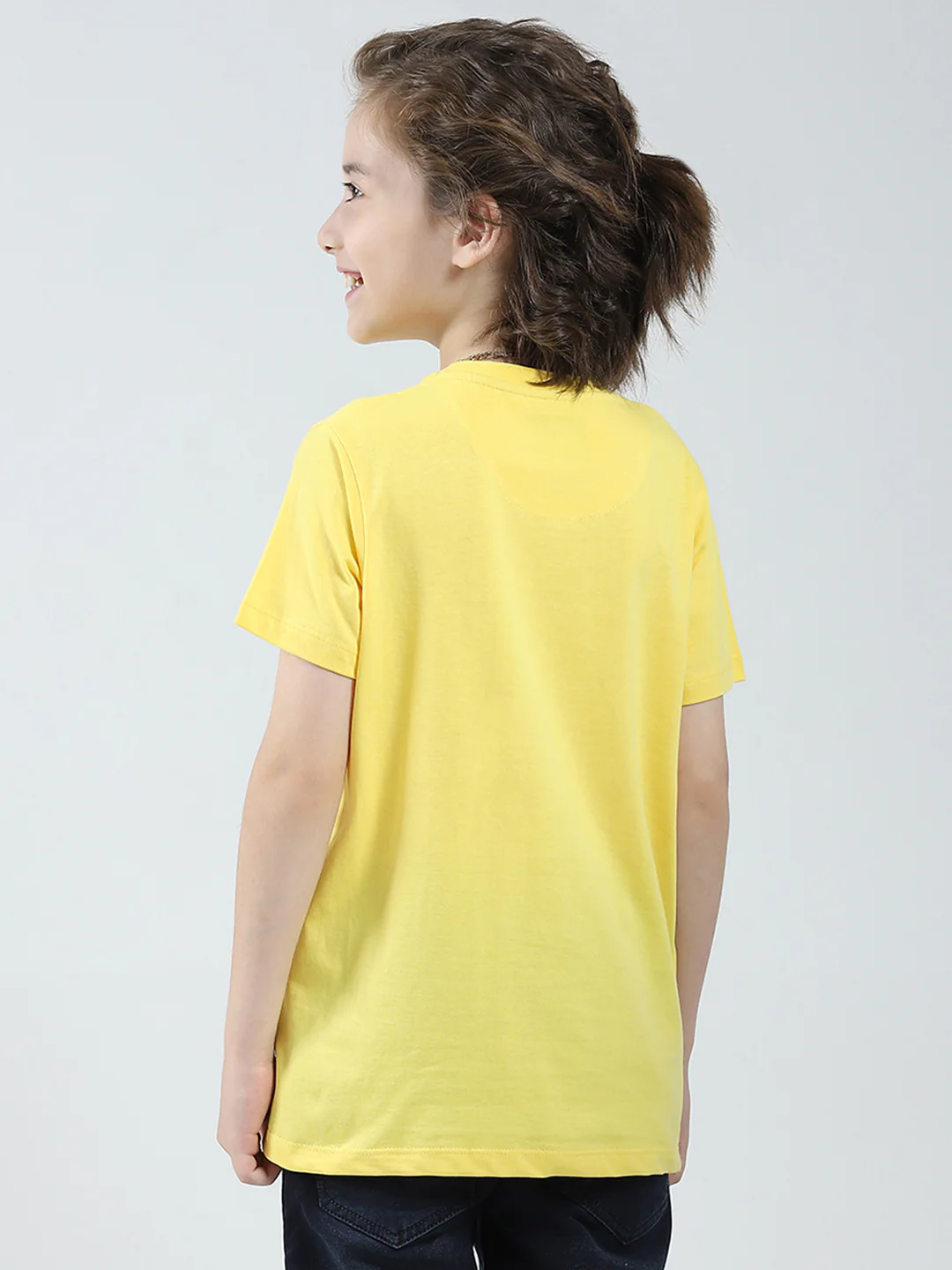 Boys Red, Yellow & White Printed Round Neck Half Sleeve T-Shirt (Pack of 3) - Image 9