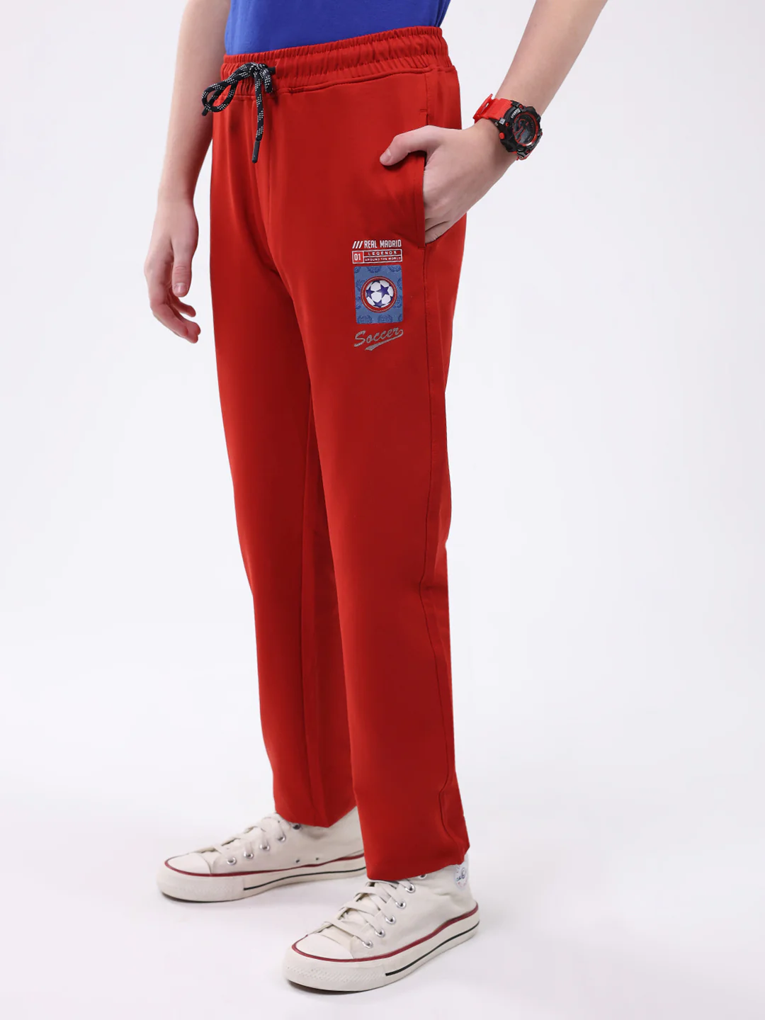 Boys Rust Printed Regular Fit Lower - Image 3
