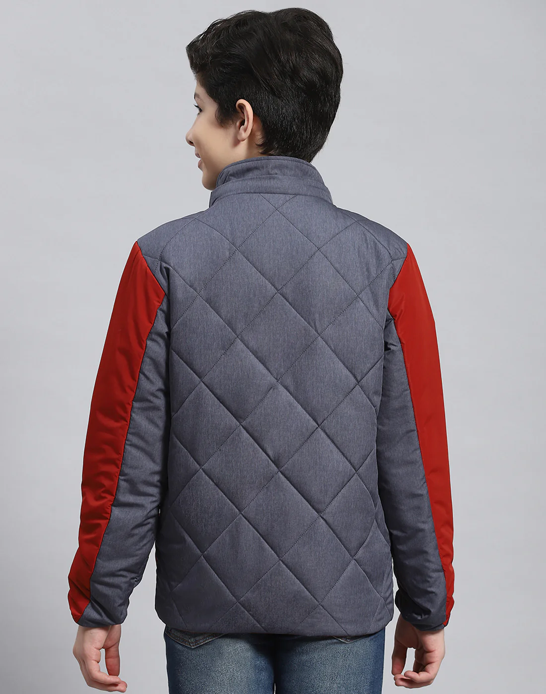 Boys Rust Solid Hooded Full Sleeve Boys Jacket - Image 7
