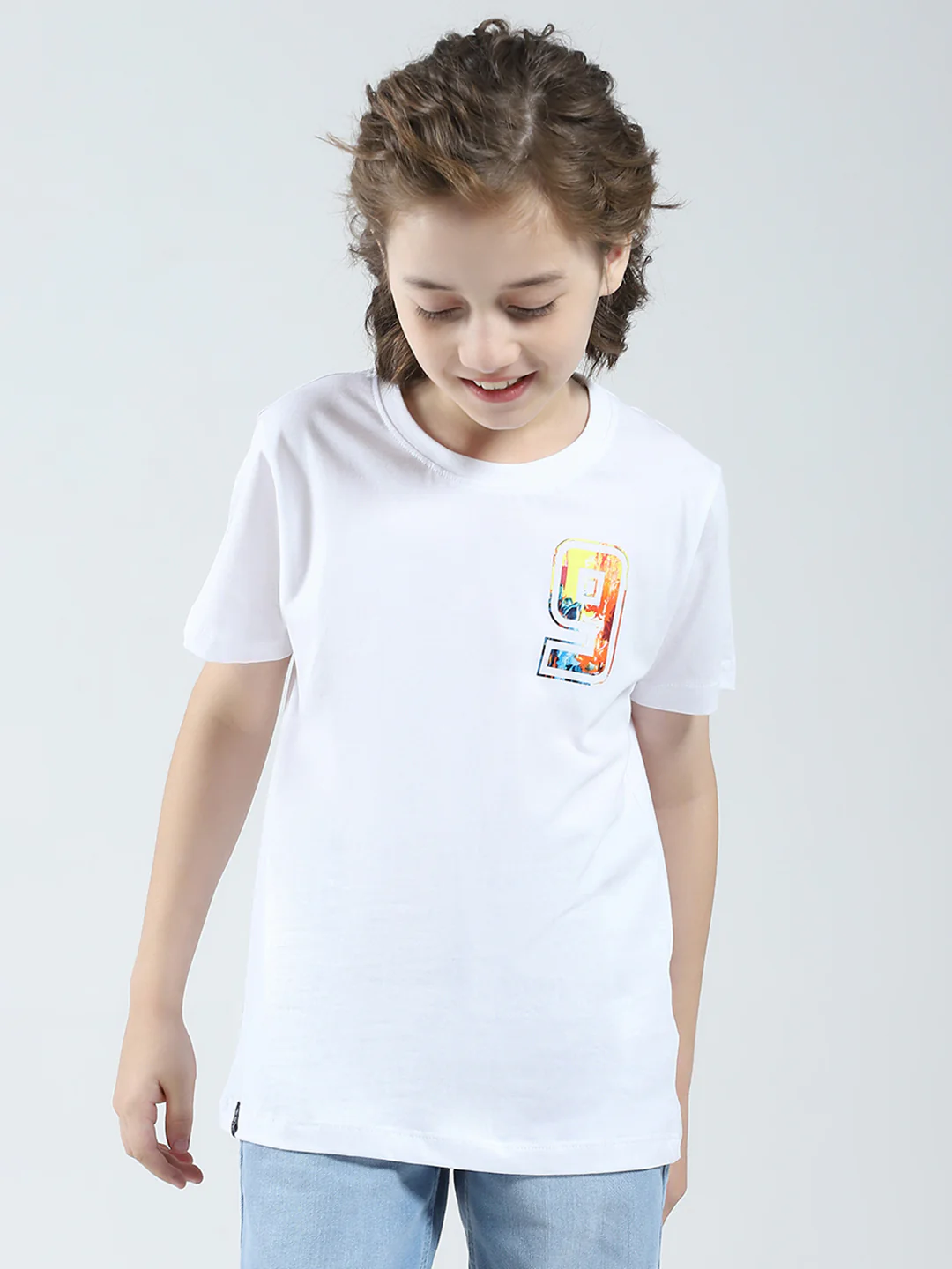 Boys White, Green & Blue Printed Round Neck Half Sleeve T-Shirt (Pack of 3) - Image 10