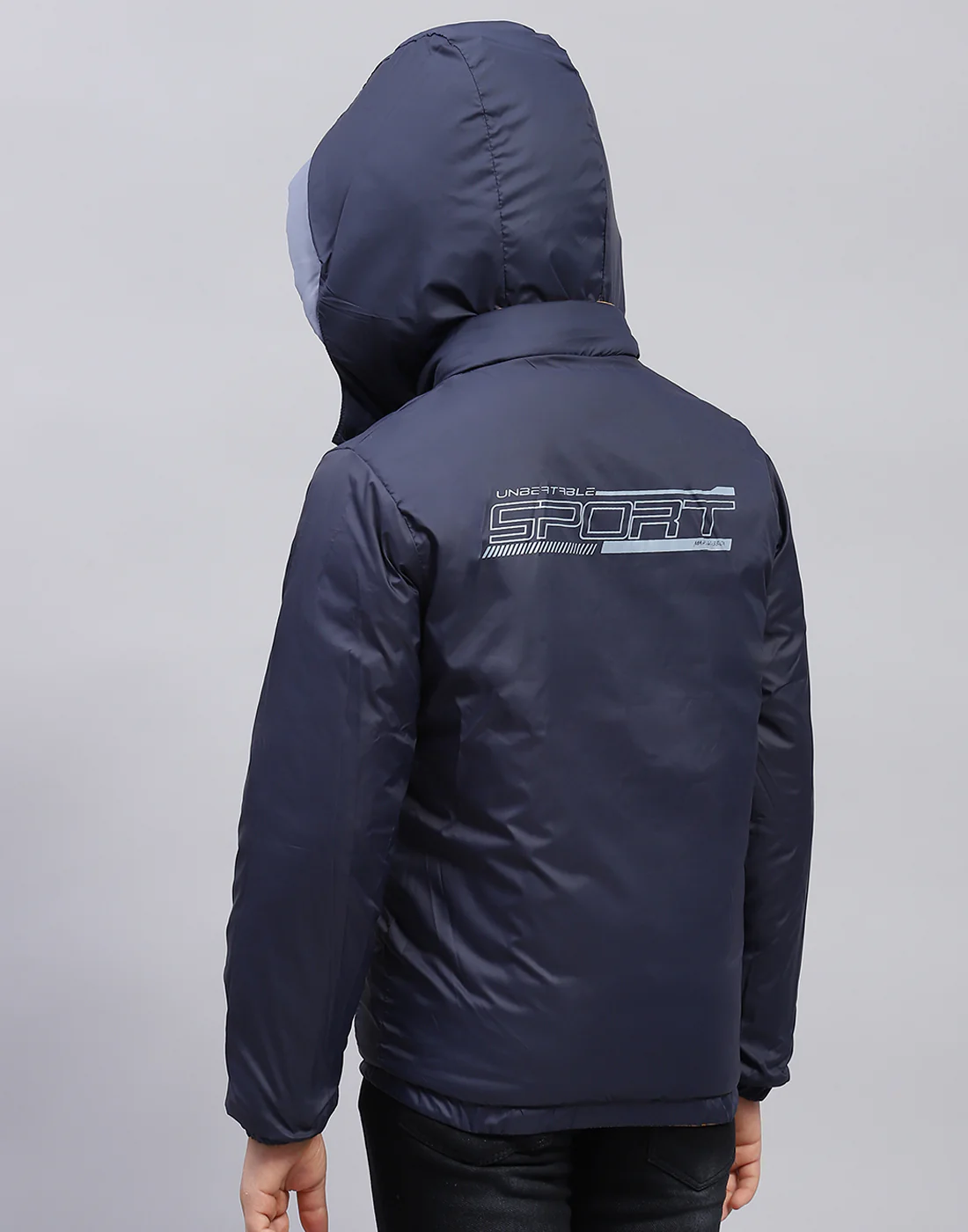 Boys Yellow Solid Hooded Full Sleeve Jacket - Image 10