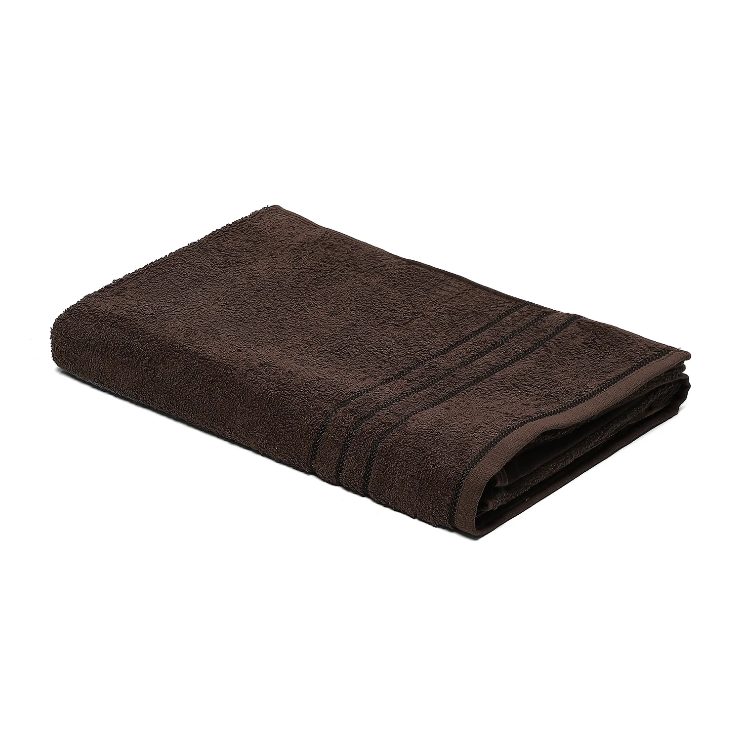 Brown Cotton 350 GSM Bath Towel - Image 2