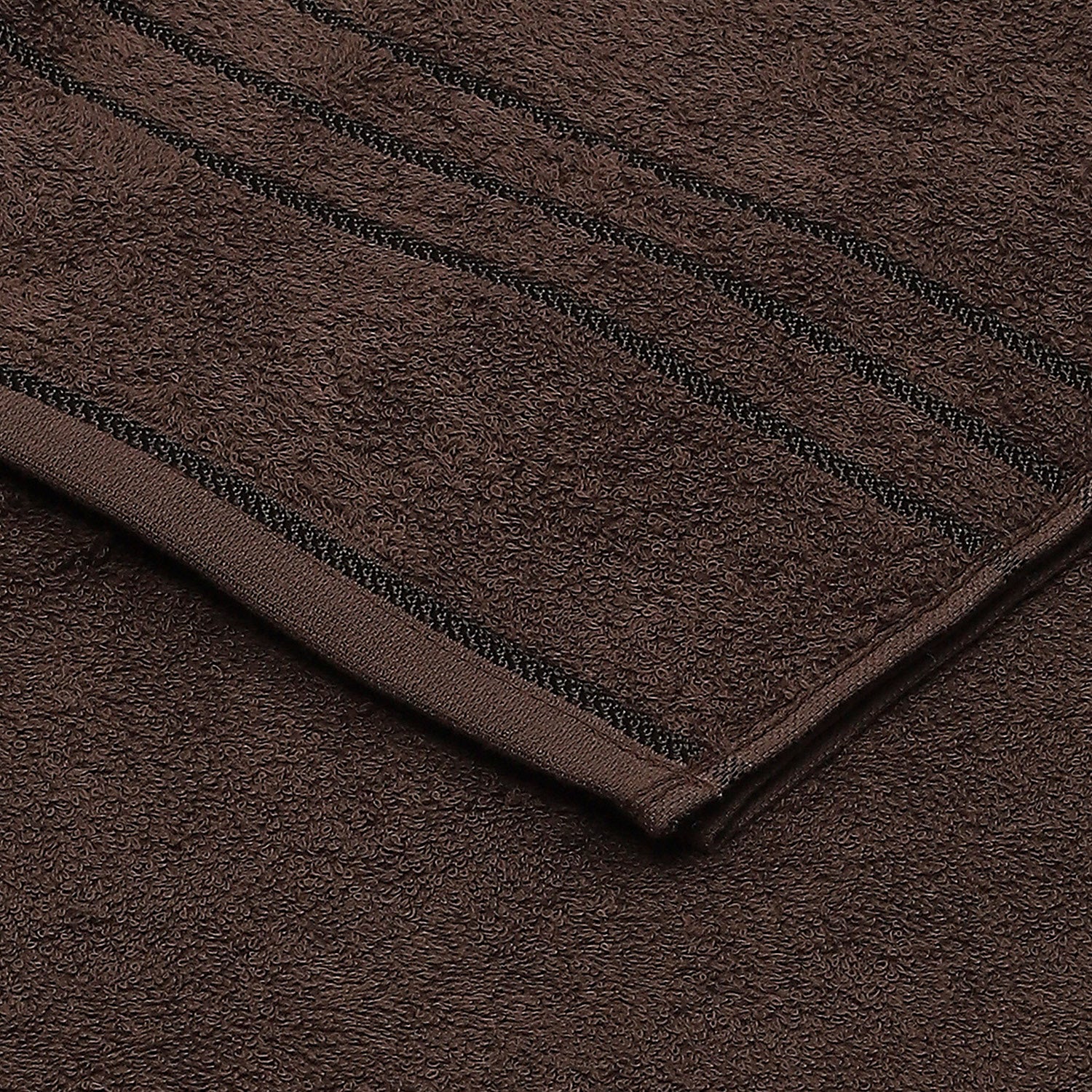 Brown Cotton 350 GSM Bath Towel - Image 3