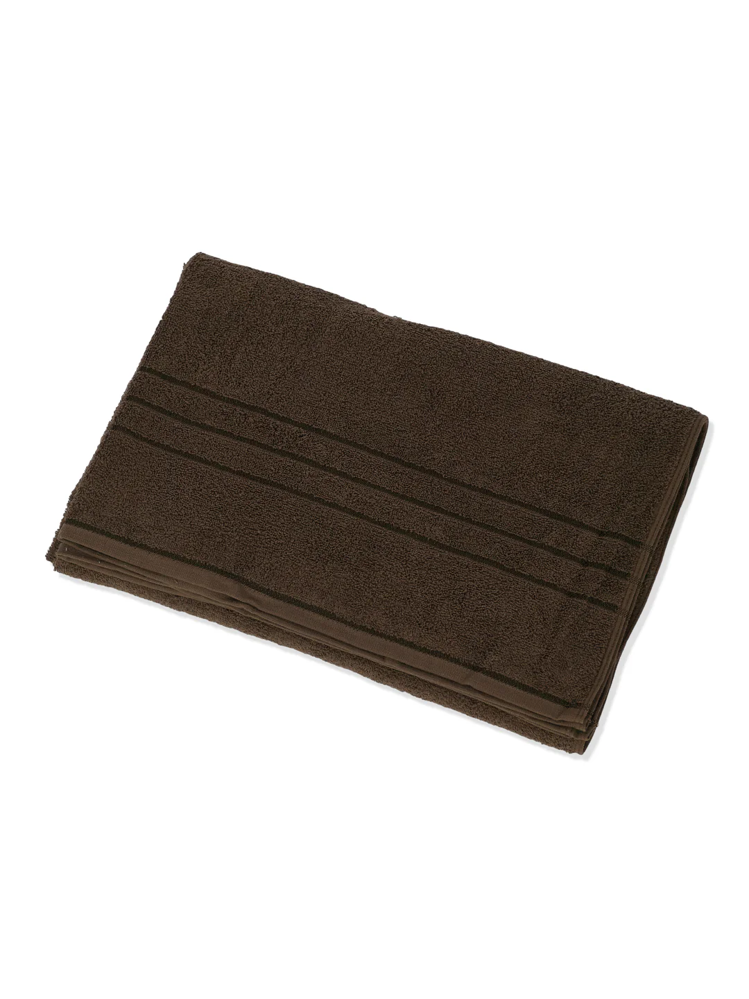 Brown Pure Cotton Solid 340 GSM Car Towel 1 Piece (Soho Collection) - Image 3