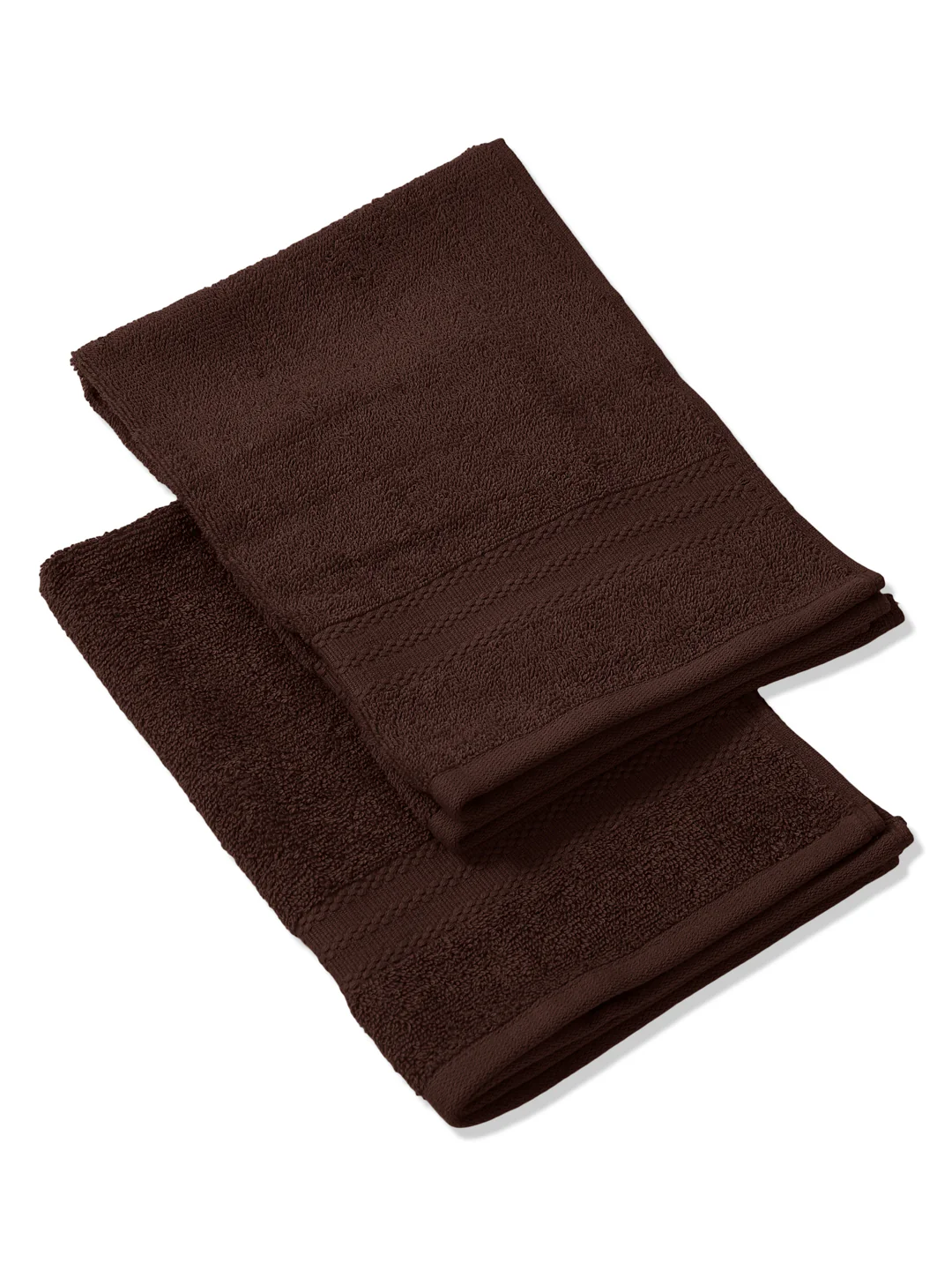 Brown Pure Cotton Solid 380 GSM Hand Towel 2 Pc Set (Jazz Collection) - Image 6