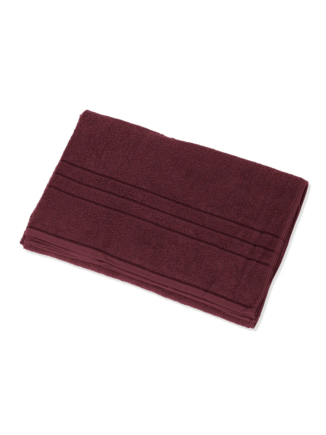 Burgundy Pure Cotton Solid 340 GSM Car Towel 1 Piece (Soho Collection) - Image 3