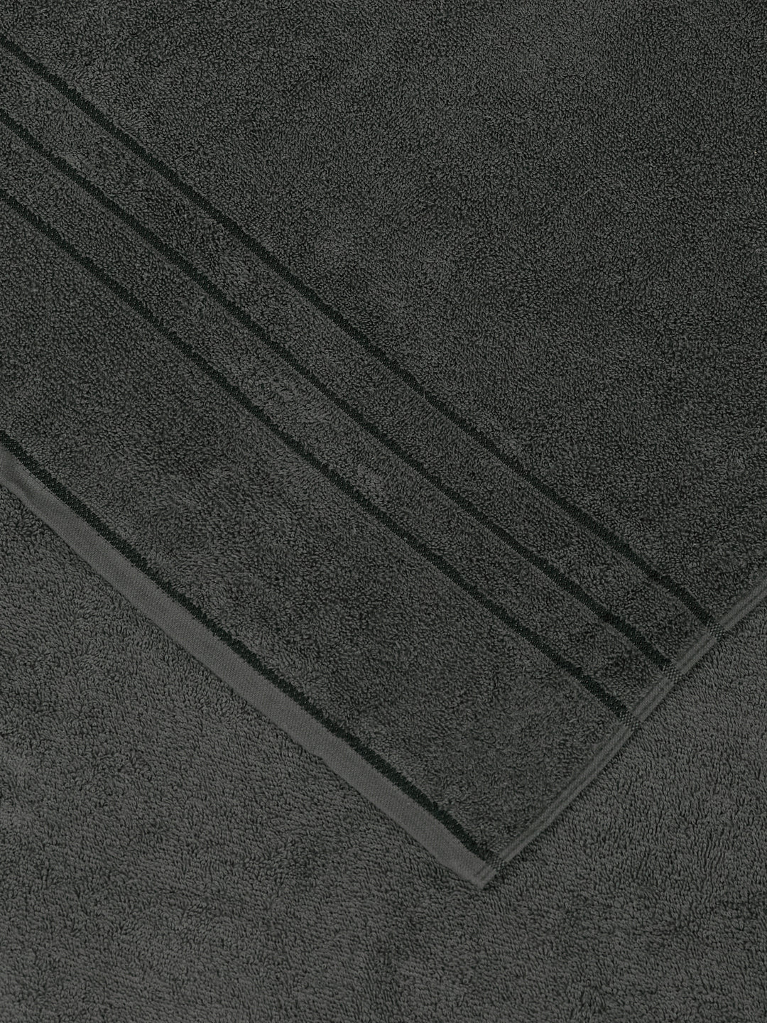 Charcoal Pure Cotton Solid 340 GSM Car Towel 1 Piece (Soho Collection) - Image 5
