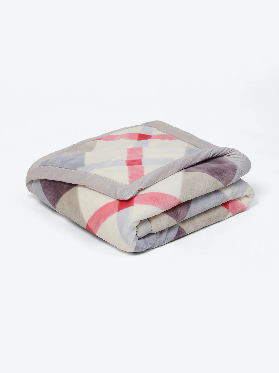 Checkered Single Bed Blanket for Mild Winter -2 Ply - Image 5