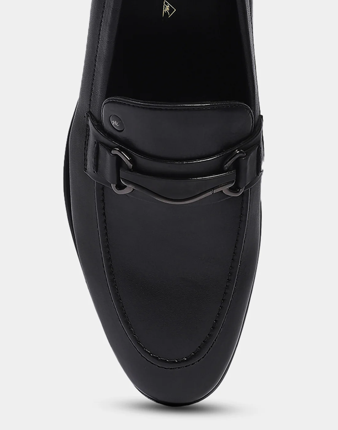 Men Black Slip on Genuine Leather Loafers - Image 7