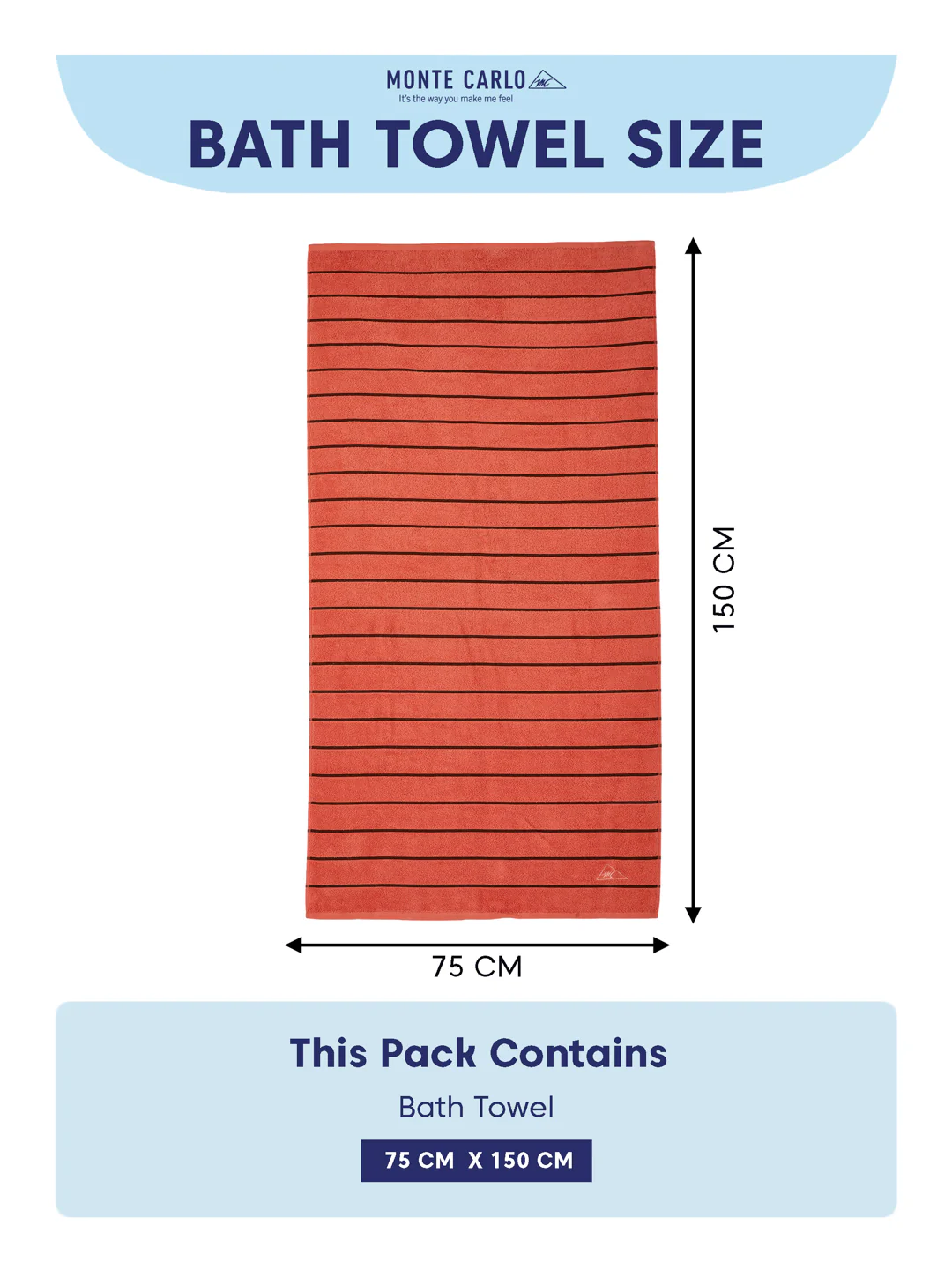 Coral & Brown 100% Cotton Solid 480 GSM Bath Towel King & Queen 2 Pc Set Gifting Box Pack - Image 15