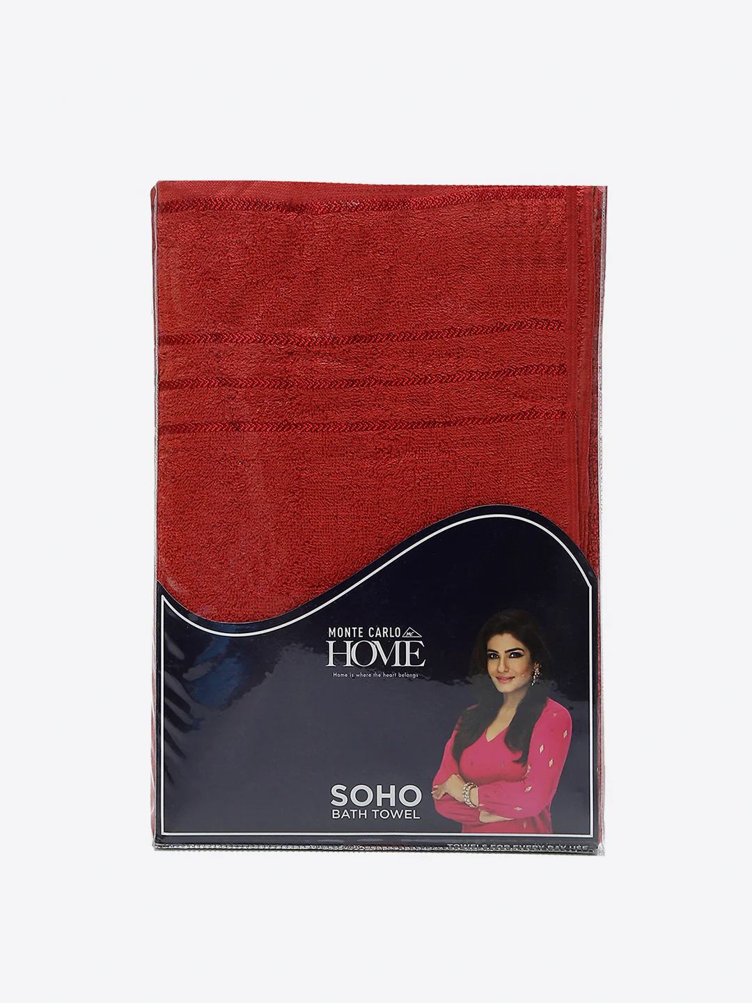Coral Cotton 350 GSM Bath Towel - Image 5