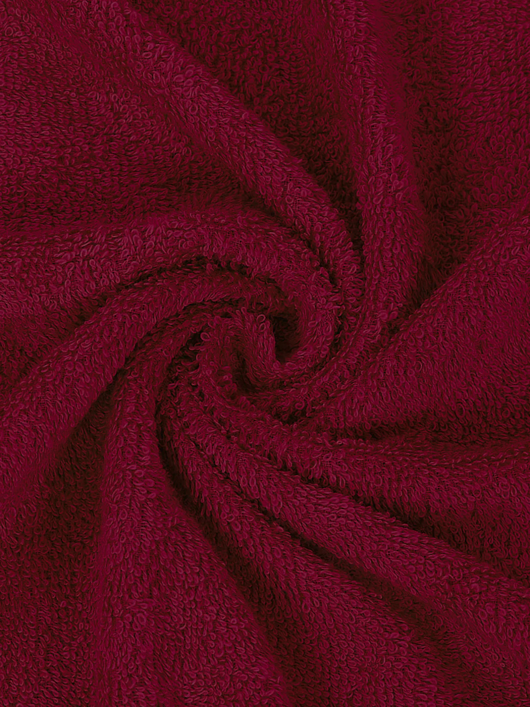 Cranberry Red Pure Cotton Solid 340 GSM Car Towel 1 Piece (Soho Collection) - Image 6