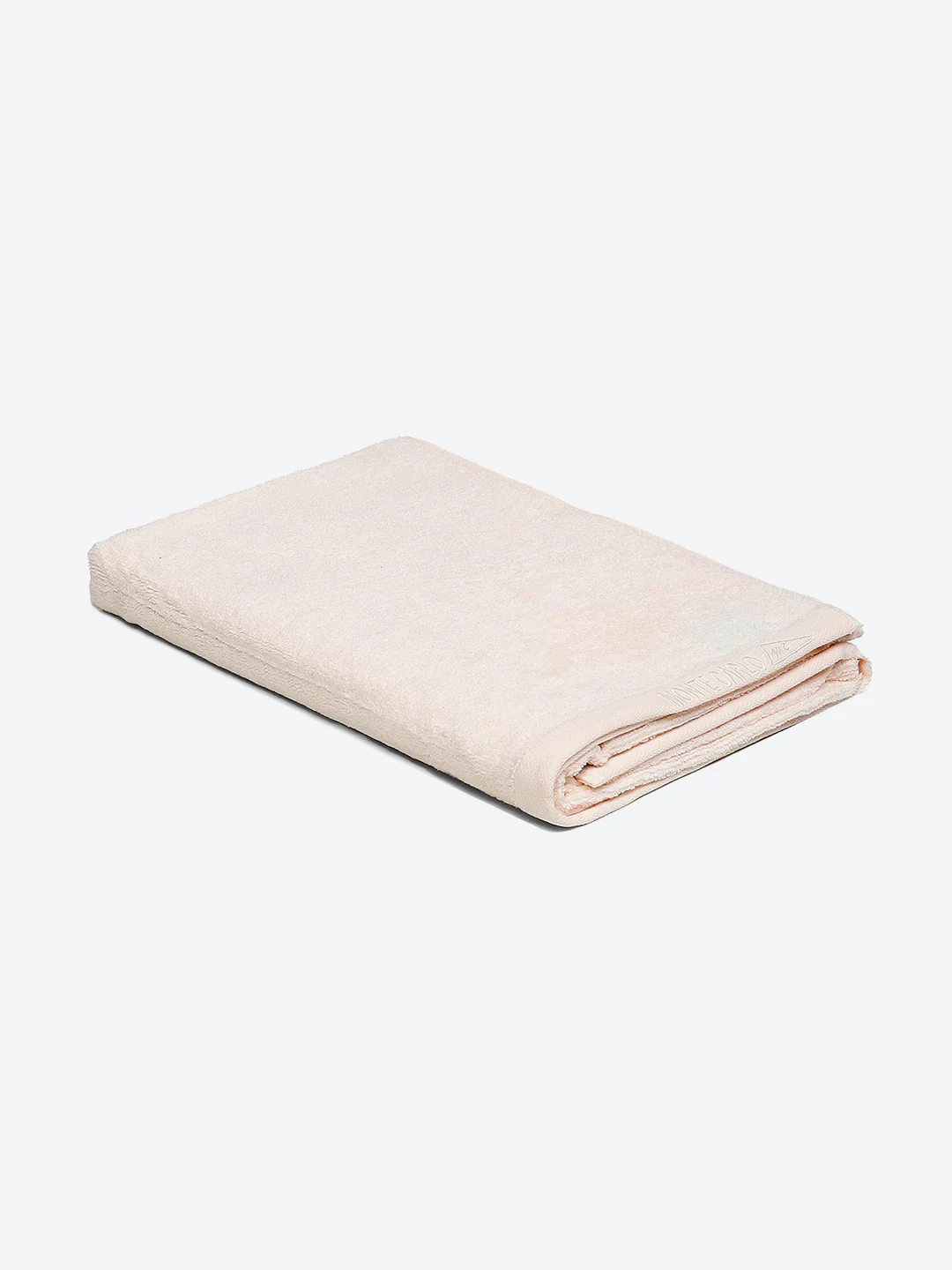 Cream Solid Pure Cotton 350 GSM Bath Towel (Oslo) - Image 2