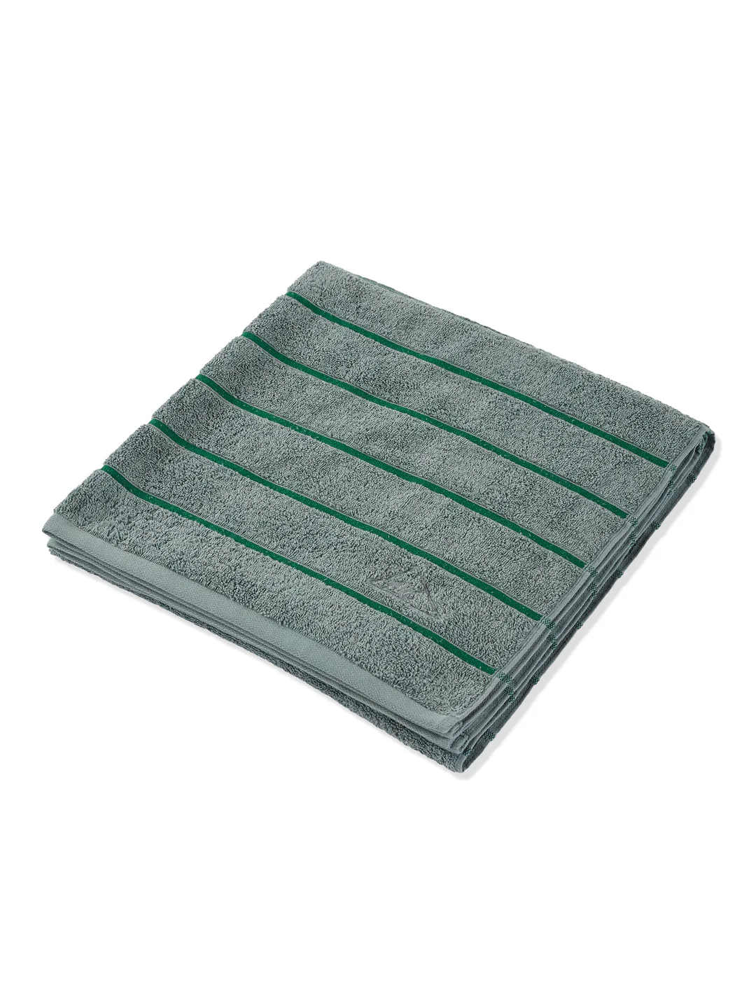 Dusty Blue & Green 100% Cotton Solid 480 GSM Bath Towel King & Queen 2 Pc Set Gifting Box Pack - Image 10