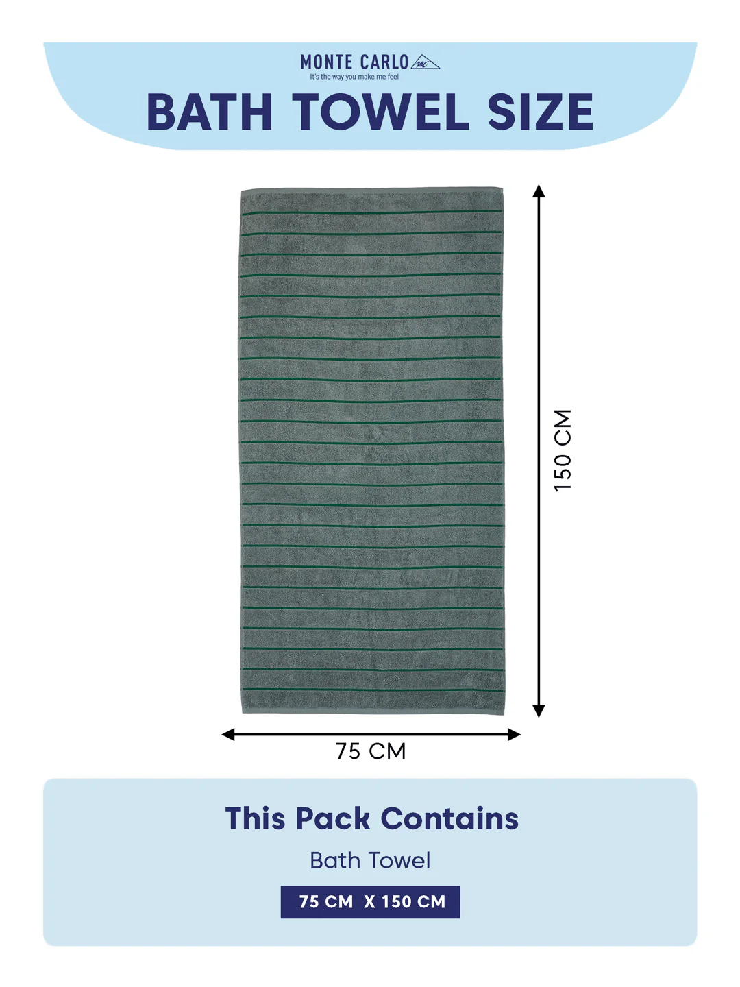 Dusty Blue & Green 100% Cotton Solid 480 GSM Bath Towel King & Queen 2 Pc Set Gifting Box Pack - Image 15