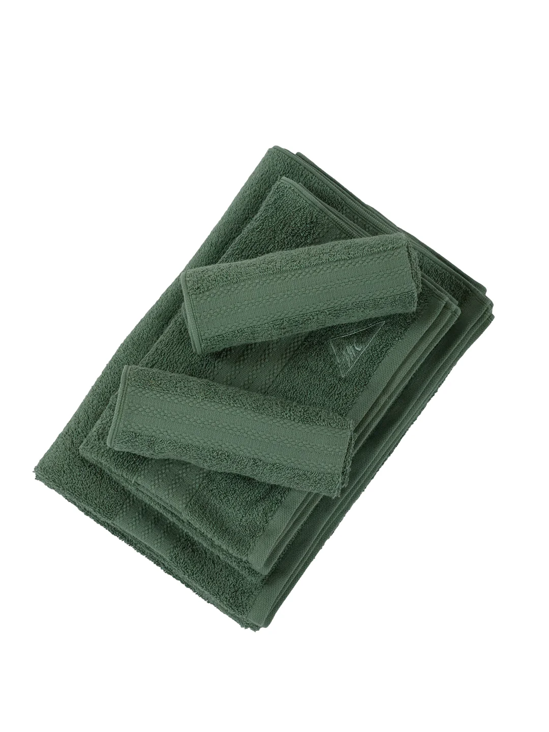 Elm Green 100% Cotton Solid 380 GSM Bath Towel Jazz 4 Pc Set Gifting Box Pack - Image 6