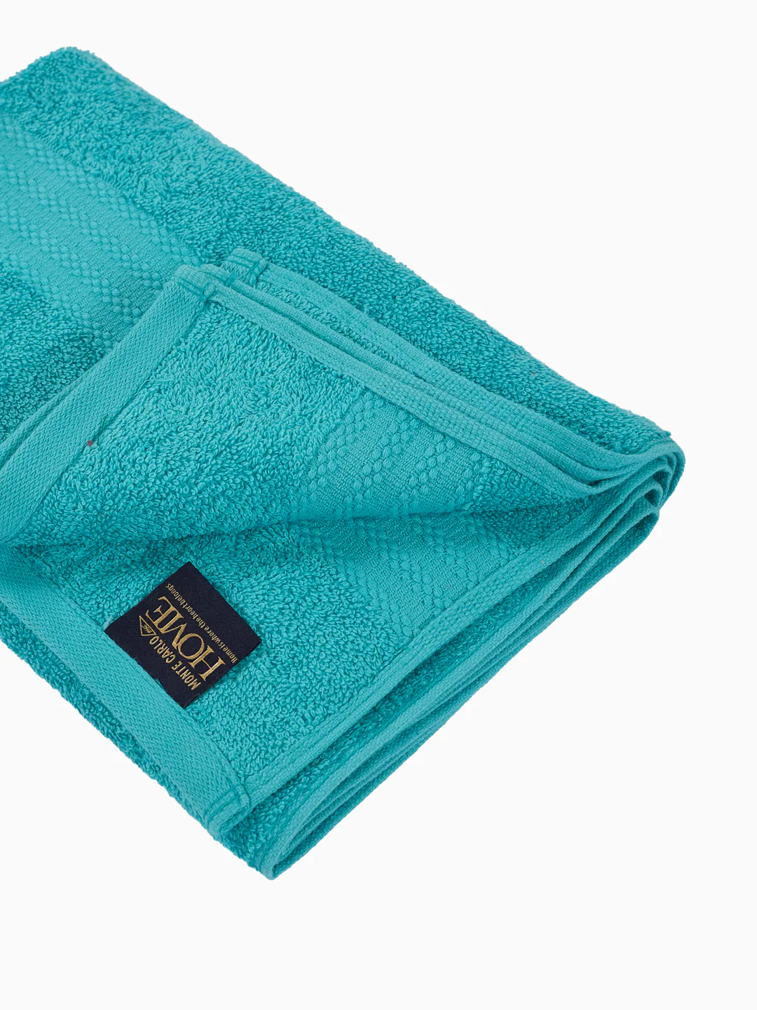 Essential Blue 100% Cotton Solid 380 GSM Bath Towel Jazz Small 1 Pc Pvc Pack - Image 5