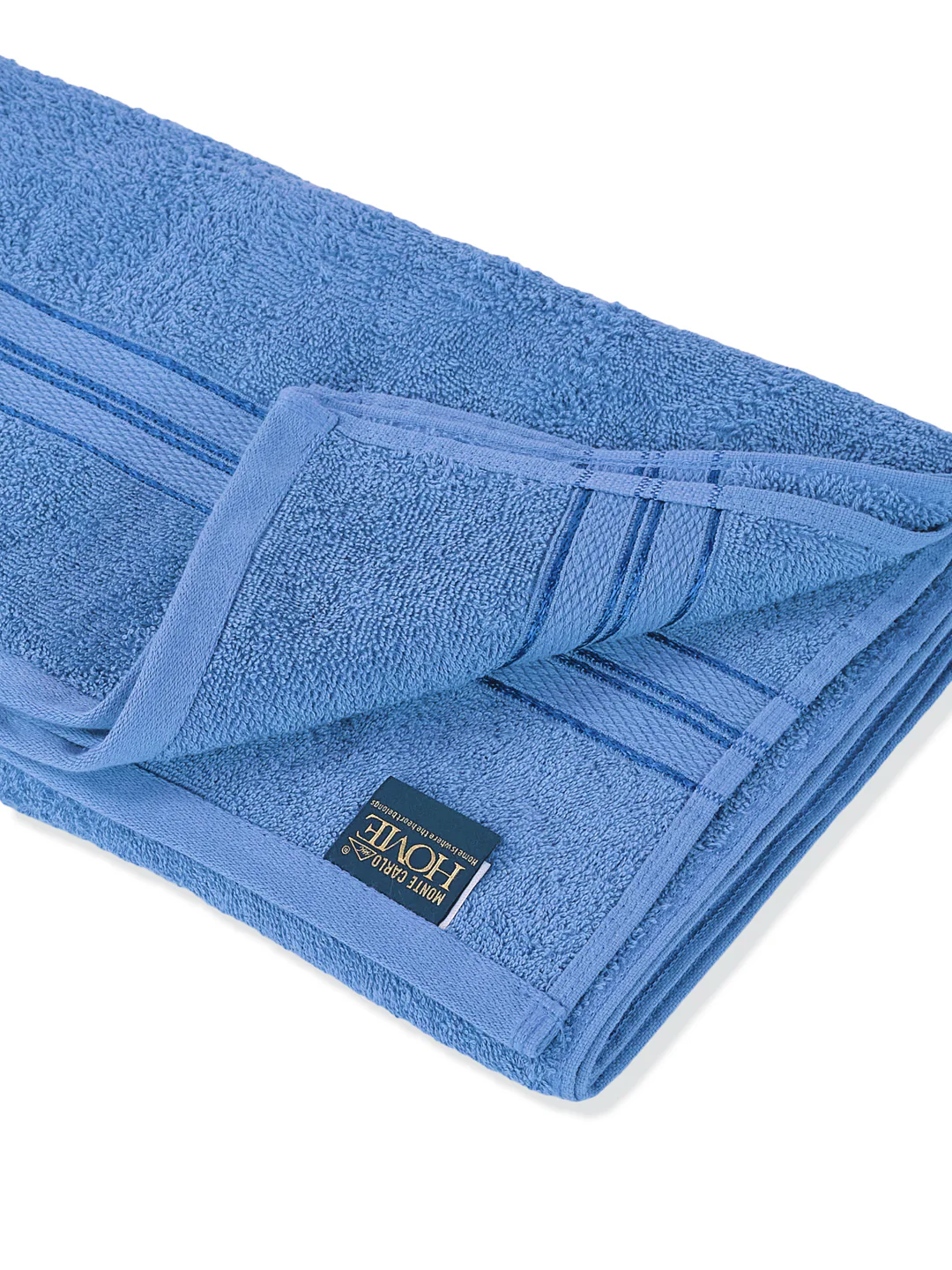 Essential Blue 100% Cotton Solid 400 GSM Bath Towel Jasper 1 Pc Pvc Pack - Image 5