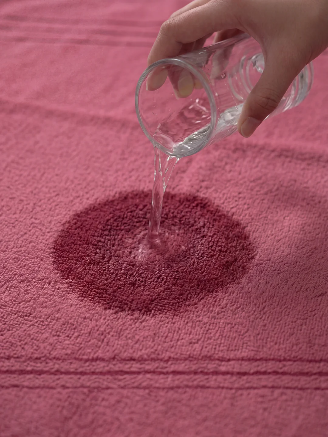 Essential Dusty Rose 100% Cotton Solid 340 GSM Bath Towel Soho 1 Pc Pvc Pack - Image 3