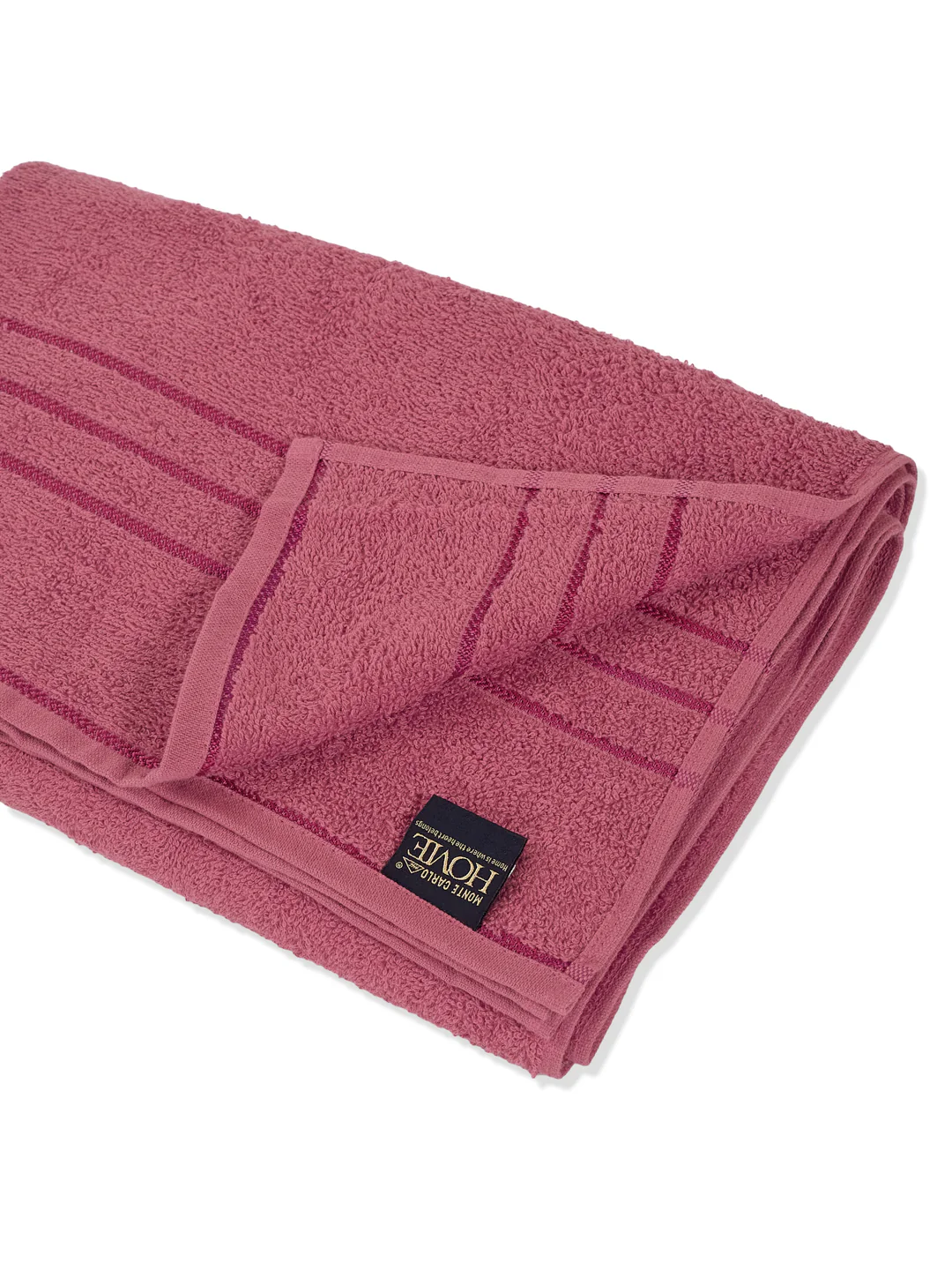Essential Dusty Rose 100% Cotton Solid 340 GSM Bath Towel Soho 1 Pc Pvc Pack - Image 5
