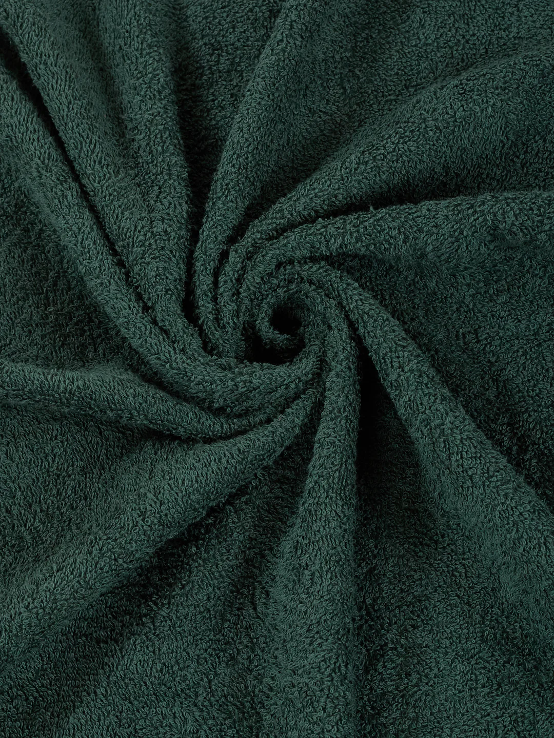 Essential Green 100% Cotton Solid 340 GSM Bath Towel Soho Small 1 Pc Pvc Pack - Image 7