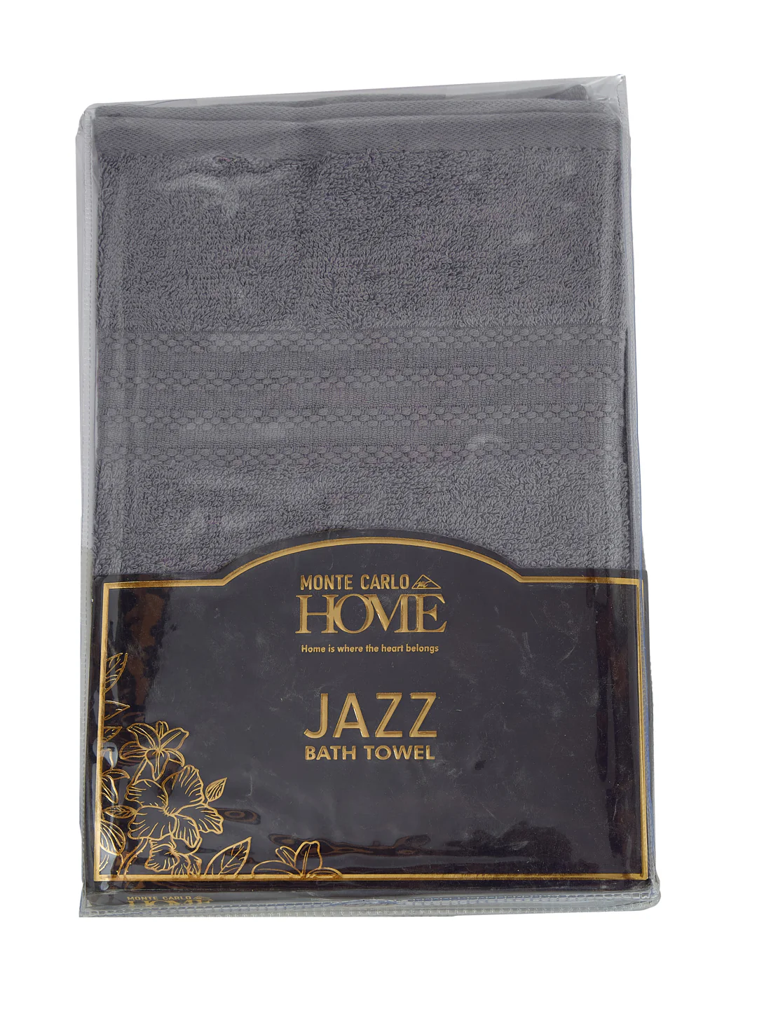 Essential Grey 100% Cotton Solid 380 GSM Bath Towel Jazz Small 1 Pc Pvc Pack - Image 9