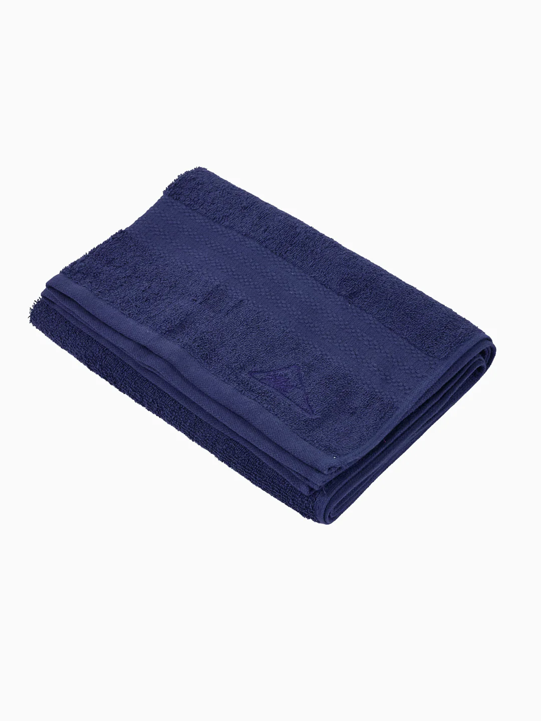 Essential Insignia Blue 100% Cotton Solid 380 GSM Bath Towel Jazz Small 1 Pc Pvc Pack - Image 4