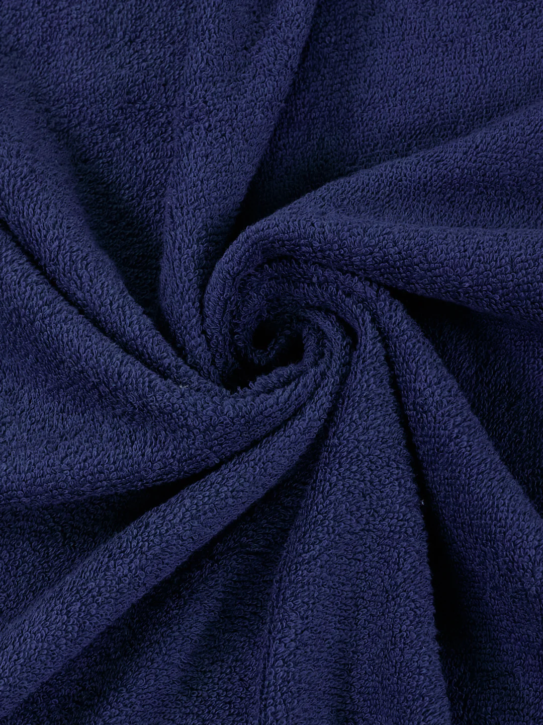 Essential Insignia Blue 100% Cotton Solid 380 GSM Bath Towel Jazz Small 1 Pc Pvc Pack - Image 7